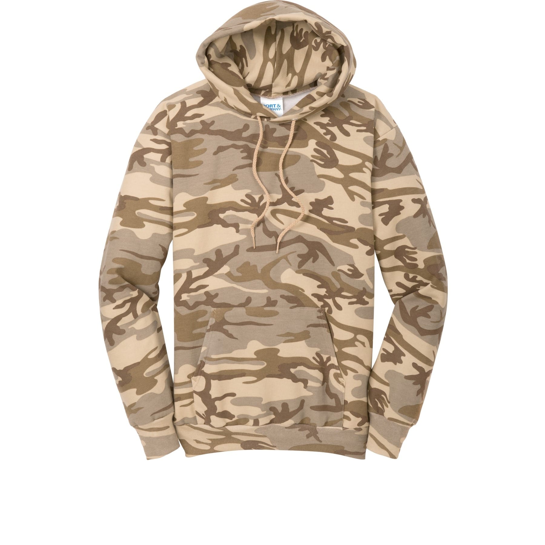Port & Company® Camo Core Fleece Pullover Hooded Sweatshirt
