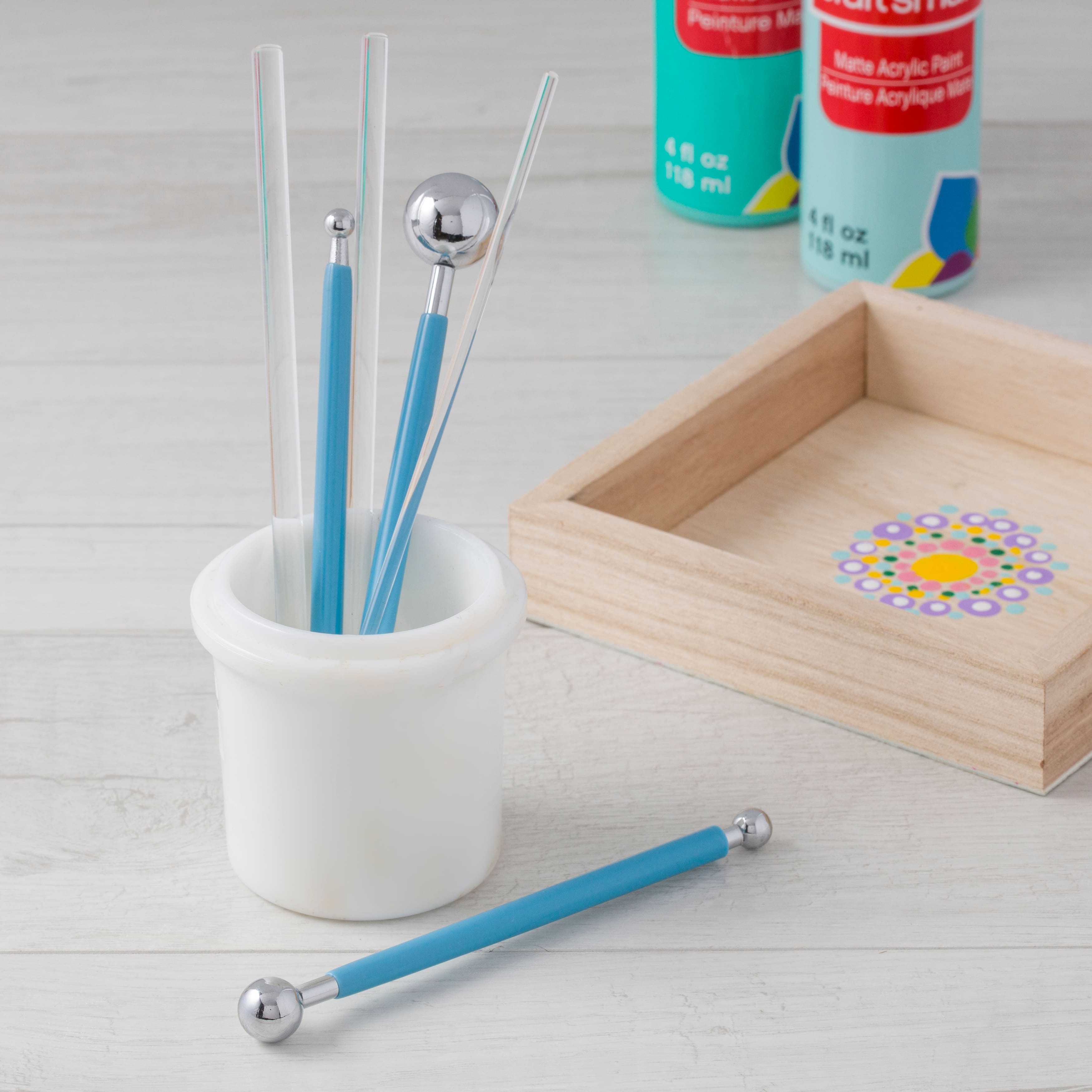 CraftDat Dotting Tools | 10pcs Mandala Dotting Tools for Painting Drawing & Art Supplies | Multiuse Dot Painting Tools for Creative Nail Art Rock