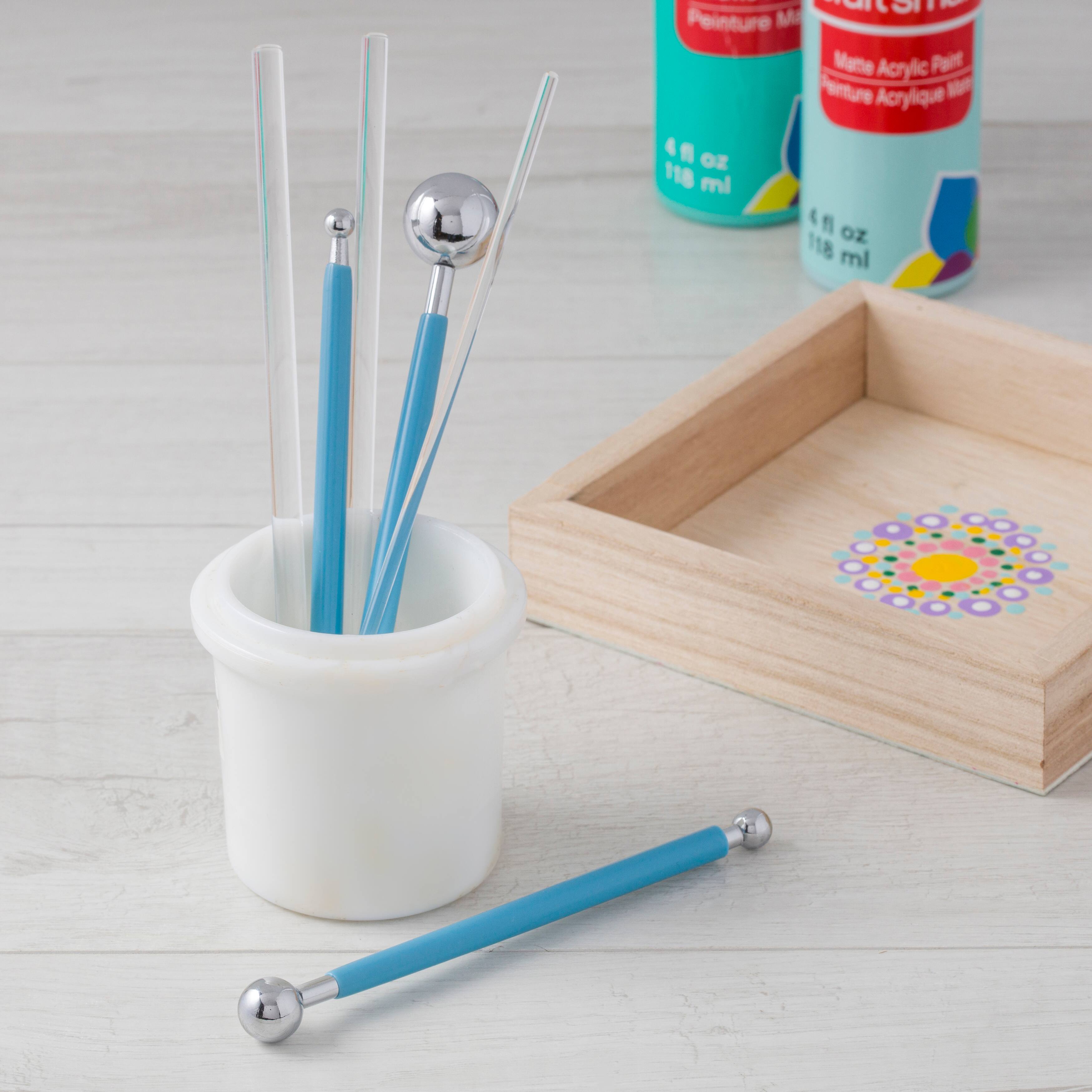 Craft Smart Mandala Dotting Tools with Colorful Handles - 6 ct