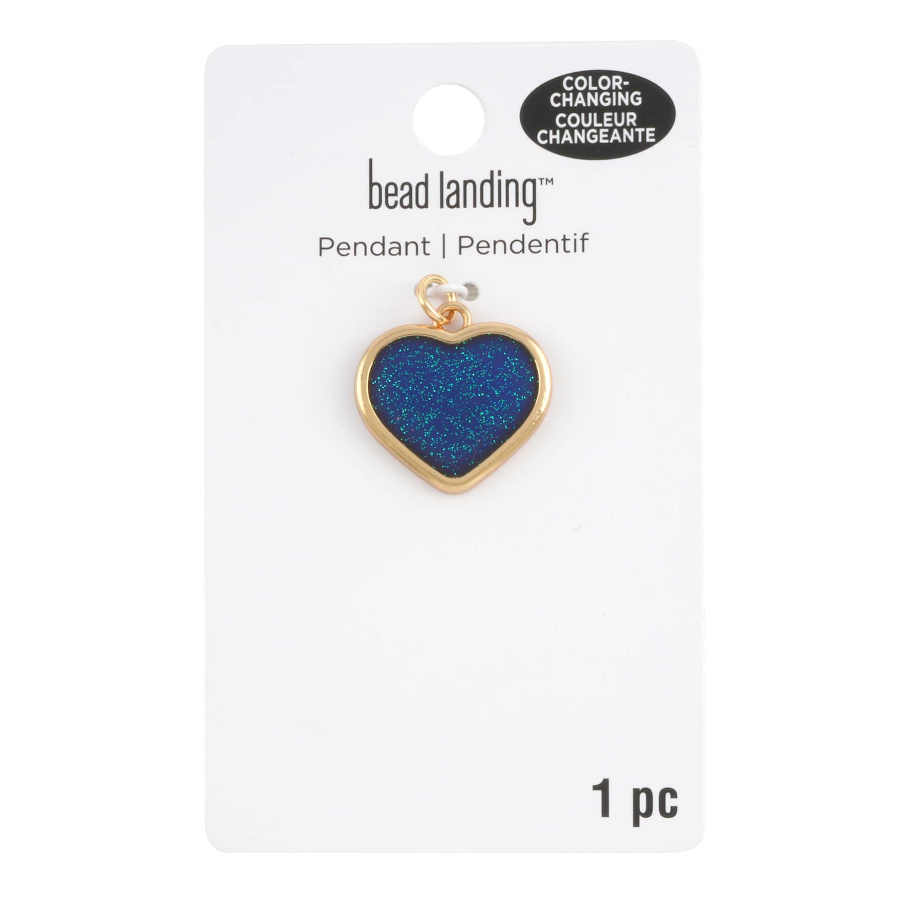 Colour Change Heart Pendant by Bead Landing™