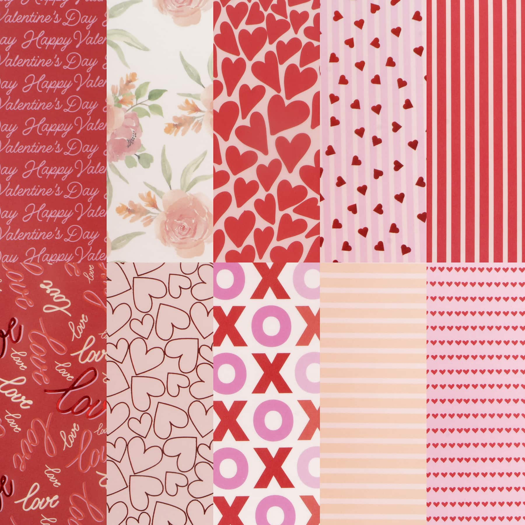 Valentine&#x27;s Day 6&#x22; x 6&#x22; Vellum Paper Pad by Recollections&#x2122;, 20 Sheets