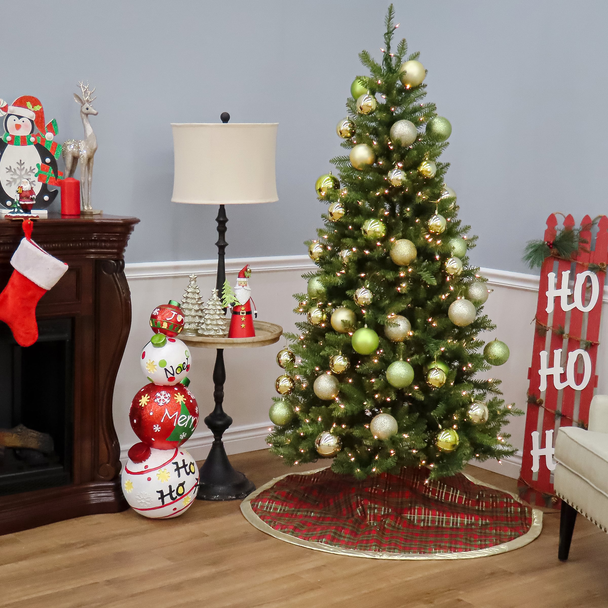 6.5 ft. Unlit Dunhill® Fir Slim Artificial Christmas Tree