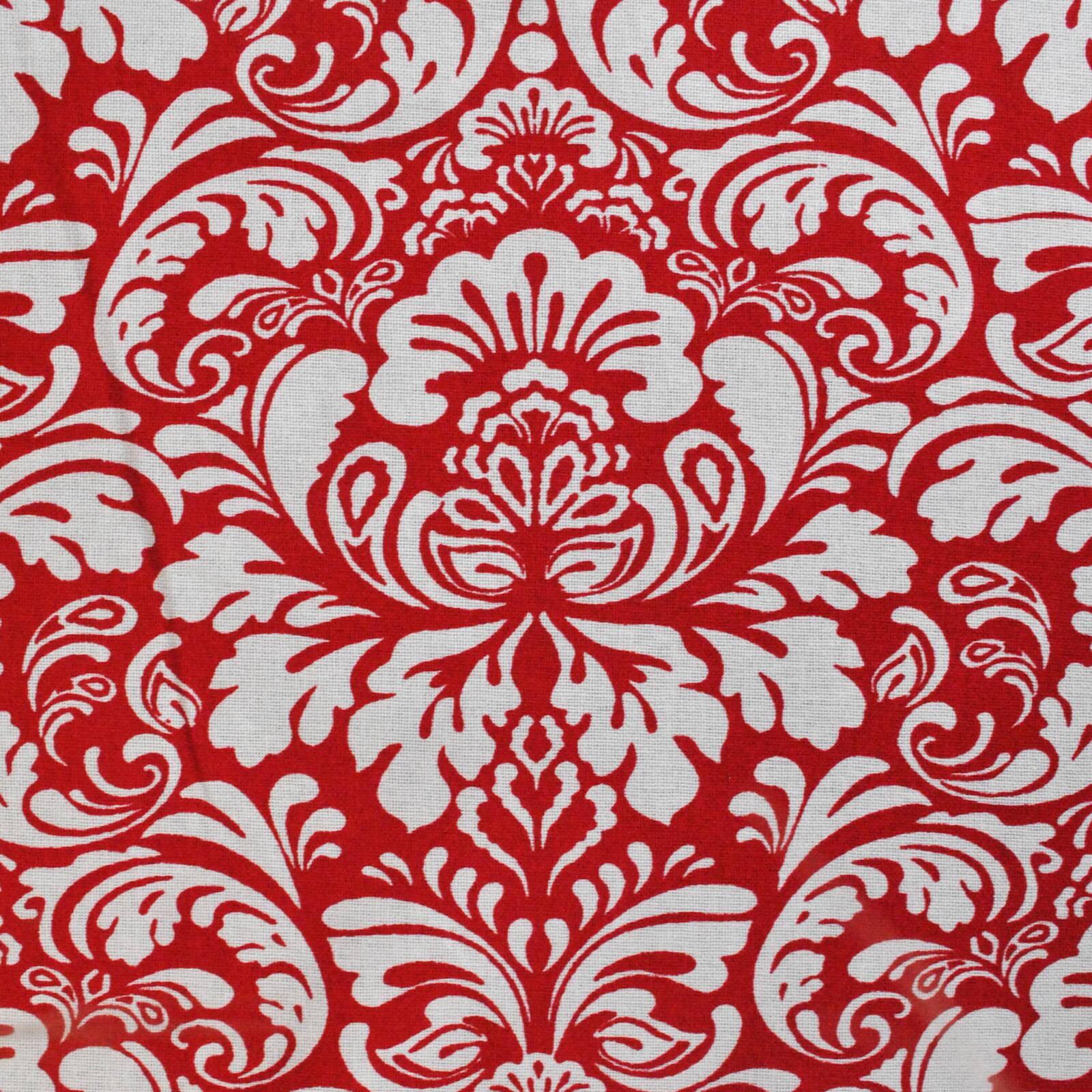 Tango Red Damask Tablecloth 70" Round