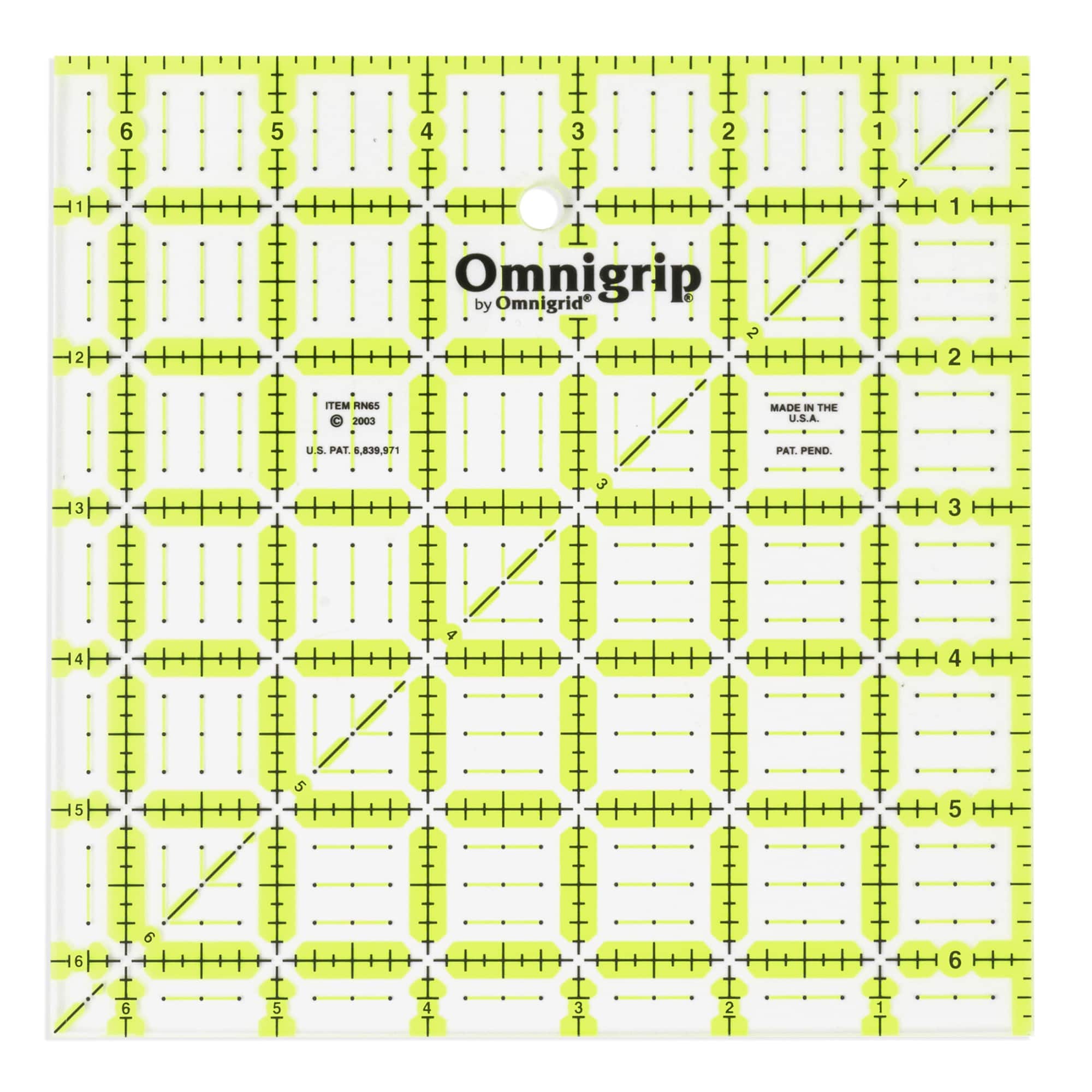 Omnigrip® by Omnigrid® Non-Slip Square Quilting Rulers Combo Pack