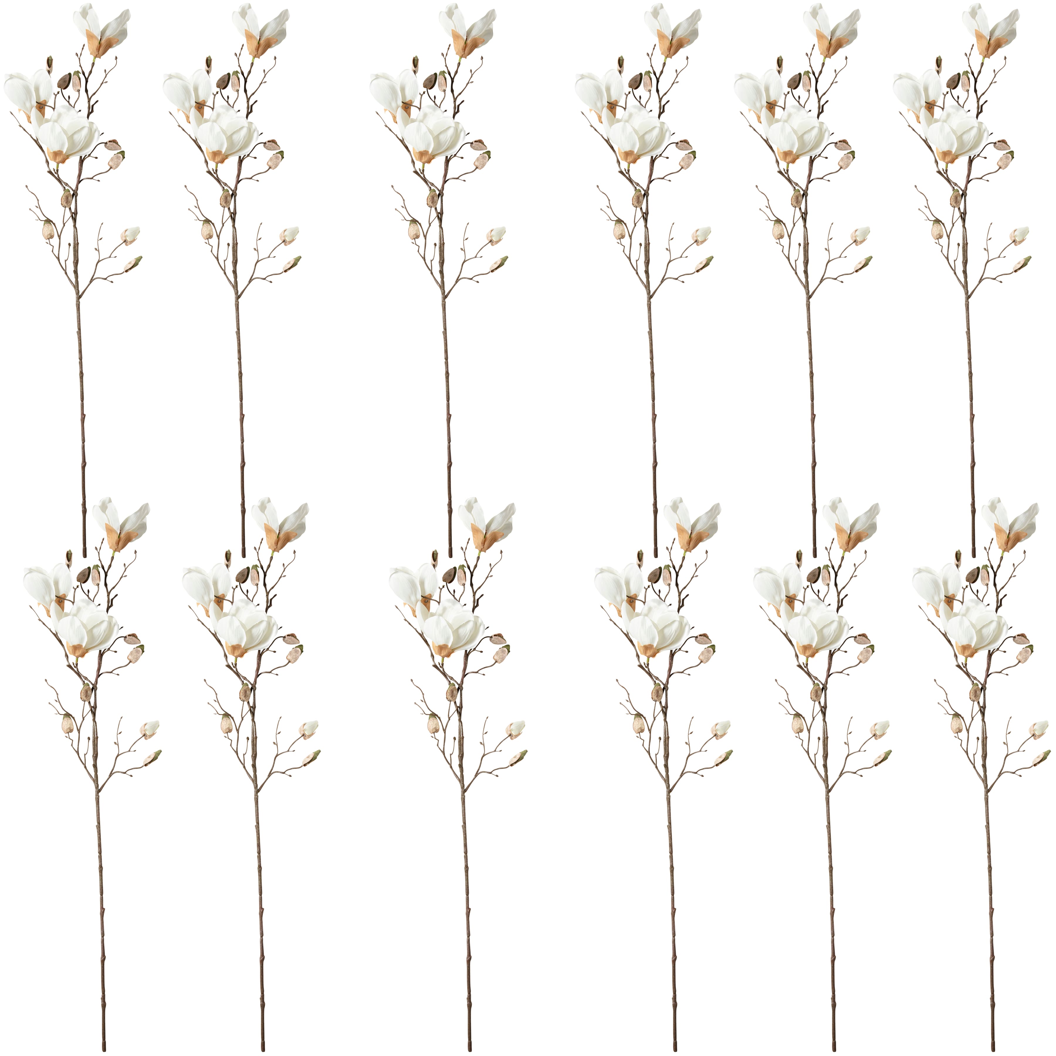 12 Pack: White Magnolia Branch Spray by Ashland&#xAE;