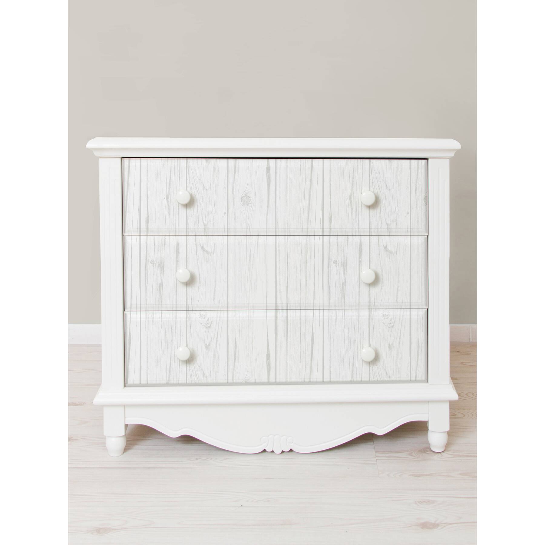 InHome White Barnwood Peel &#x26; Stick Wallpaper