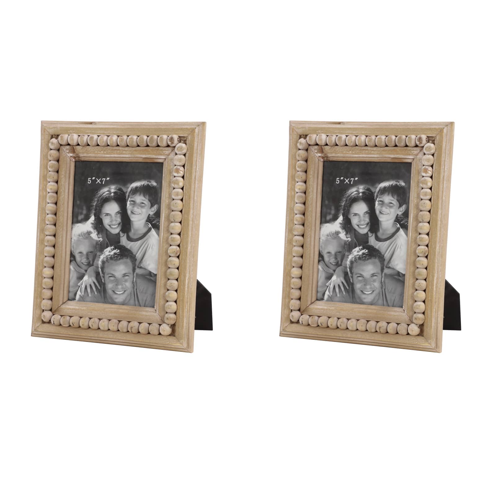2 Pack Light Brown Wood 5&#x22; x 7&#x22; Frame