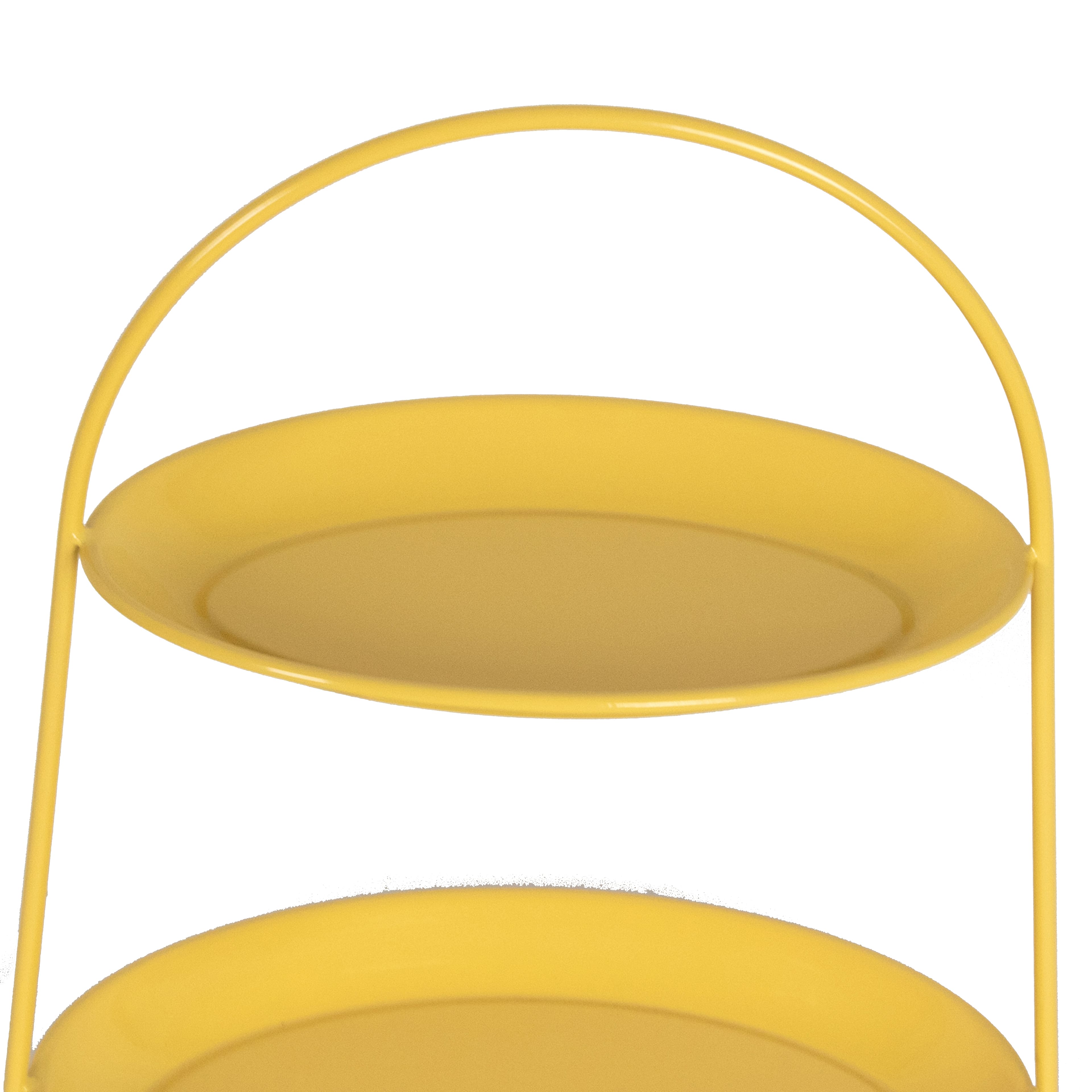 15&#x22; Yellow Two Tier Tray Spring D&#xE9;cor by Ashland&#xAE;