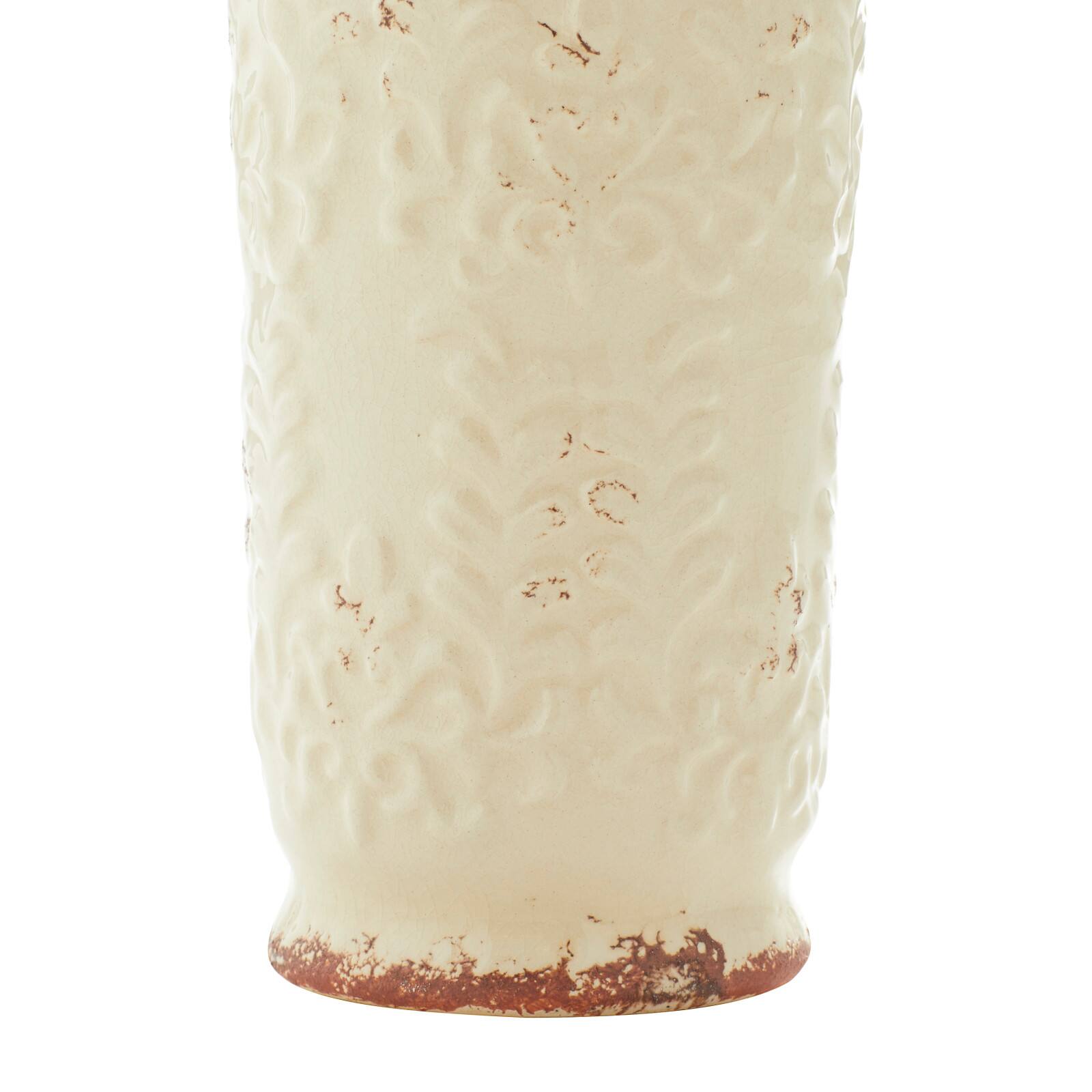 The Novogratz 14&#x22; Multicolored Stoneware Vintage Vase, 3ct.