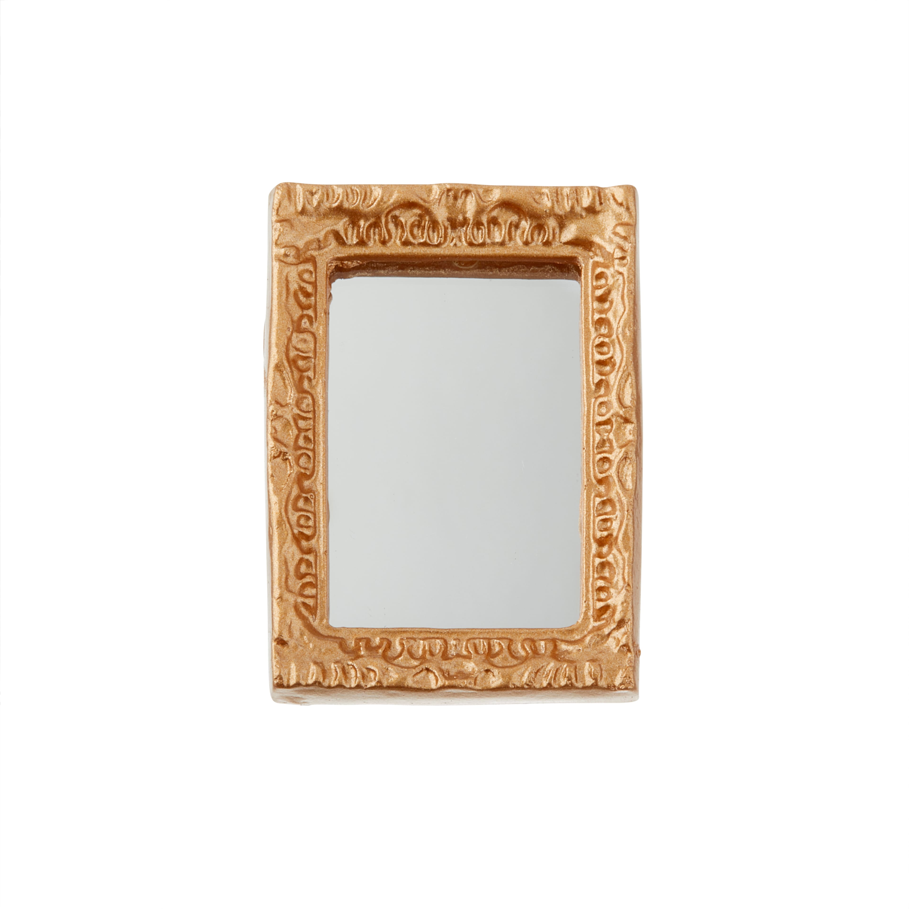 Rectangle Gold craft mirrors – Shri Arts & Gifts