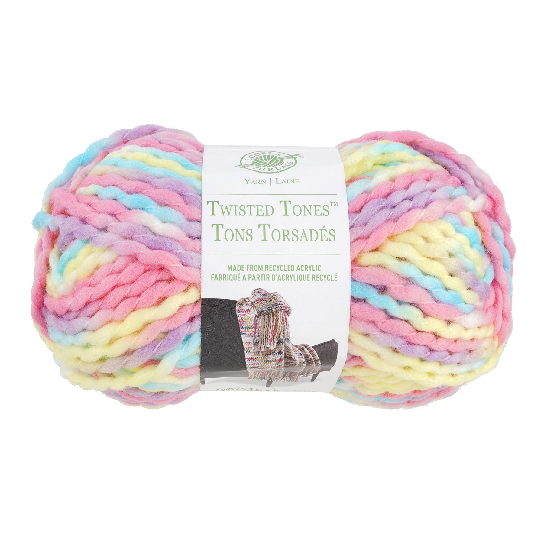 12 Pack: Twisted Tones™ Yarn by Loops & Threads®