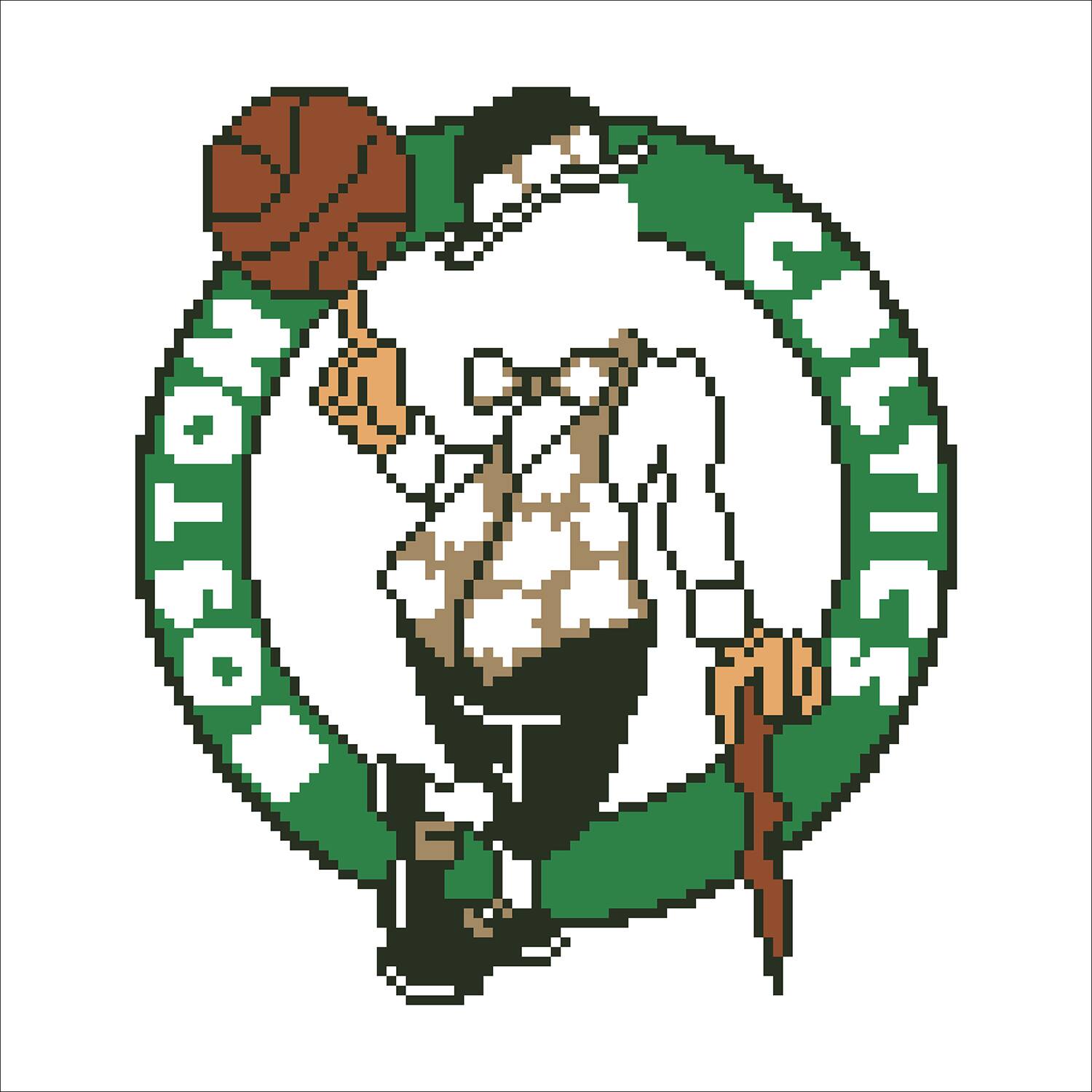 Camelot&#xAE; Dots Intermediate NBA Boston Celtics Diamond Painting Kit