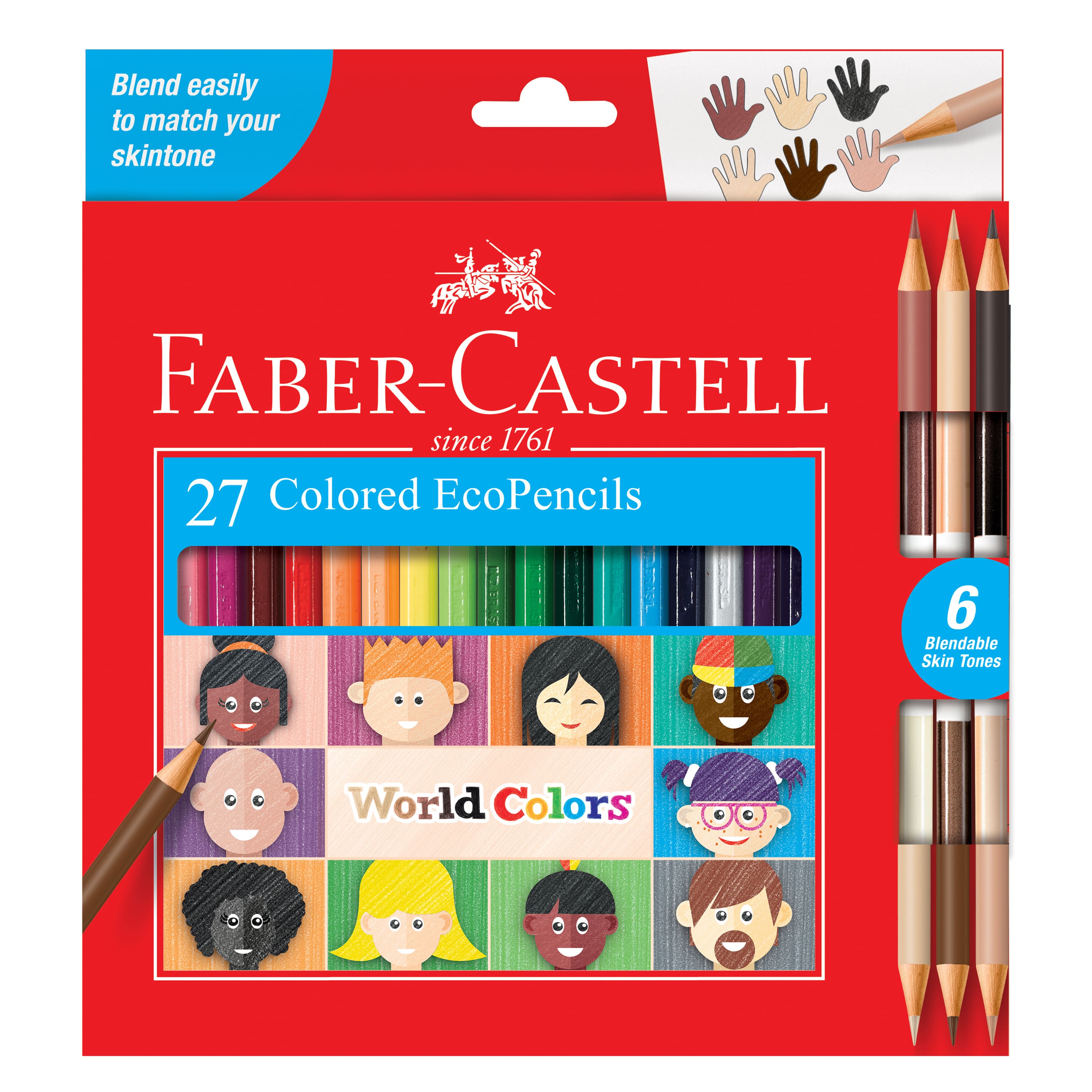 Faber-Castell 27 Color World Colors EcoPencils