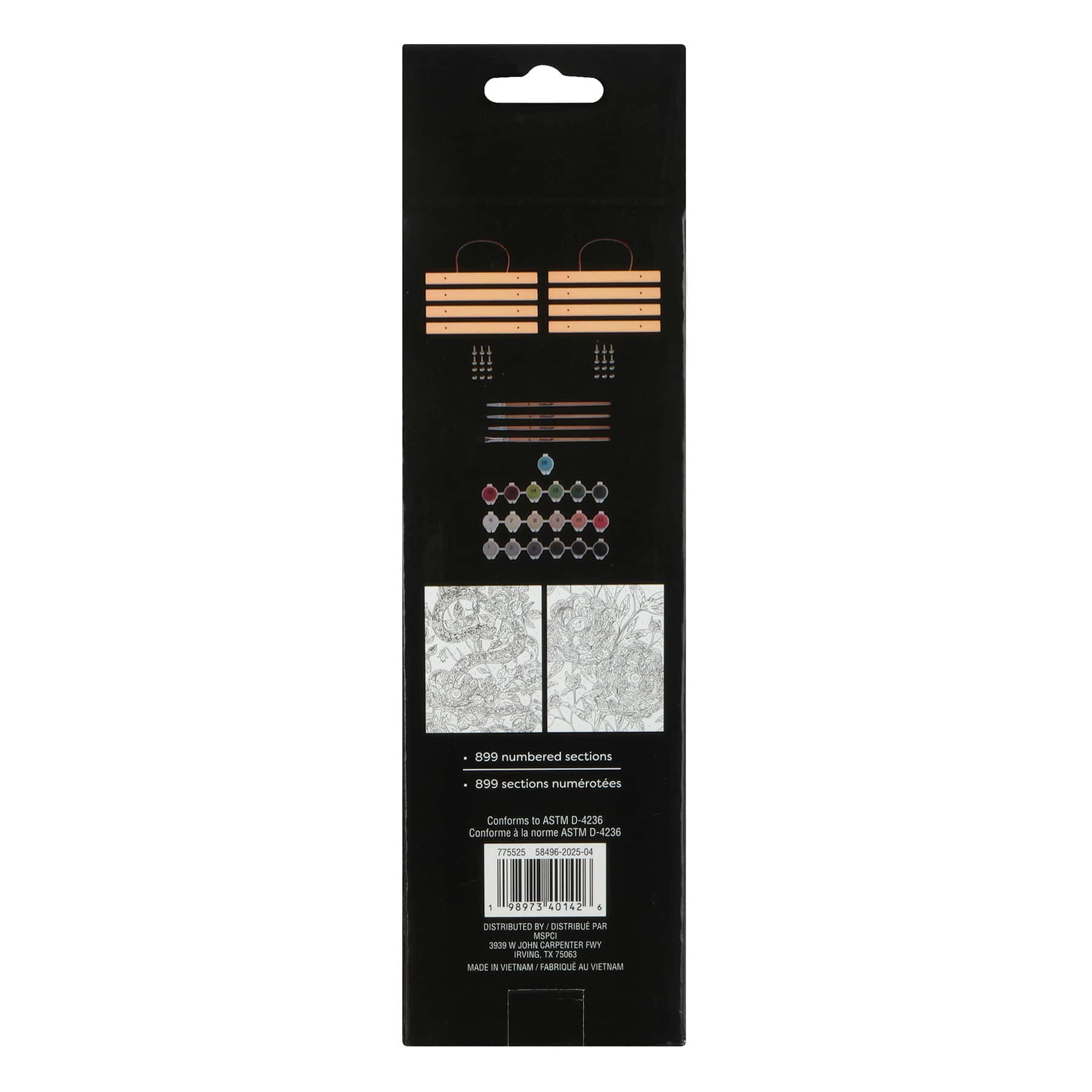 8" x 10" Flowers & Snakes Paint-by-Number Kit by Artist's Loft®