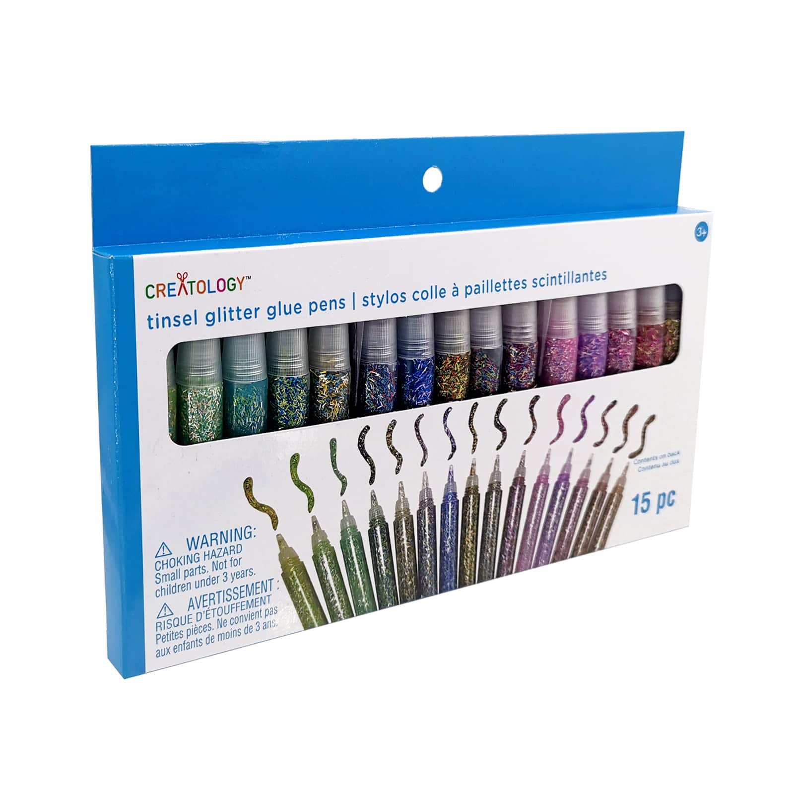 12 Packs: 15 ct. (180 total) Tinsel Glitter Glue Pens by Creatology™