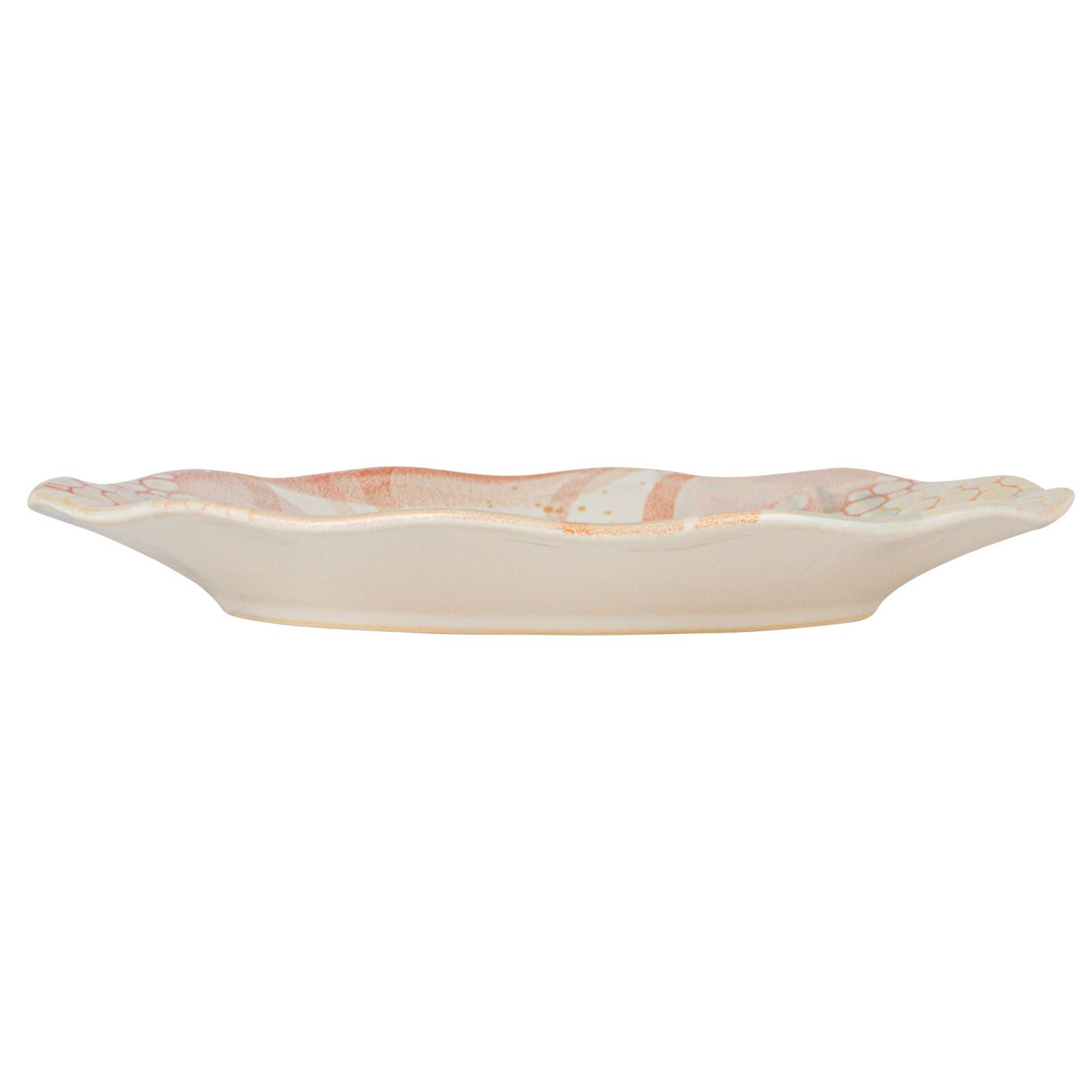 Hello Honey&#xAE; 8.5&#x22; Abstract Elegance Stoneware Plate Set