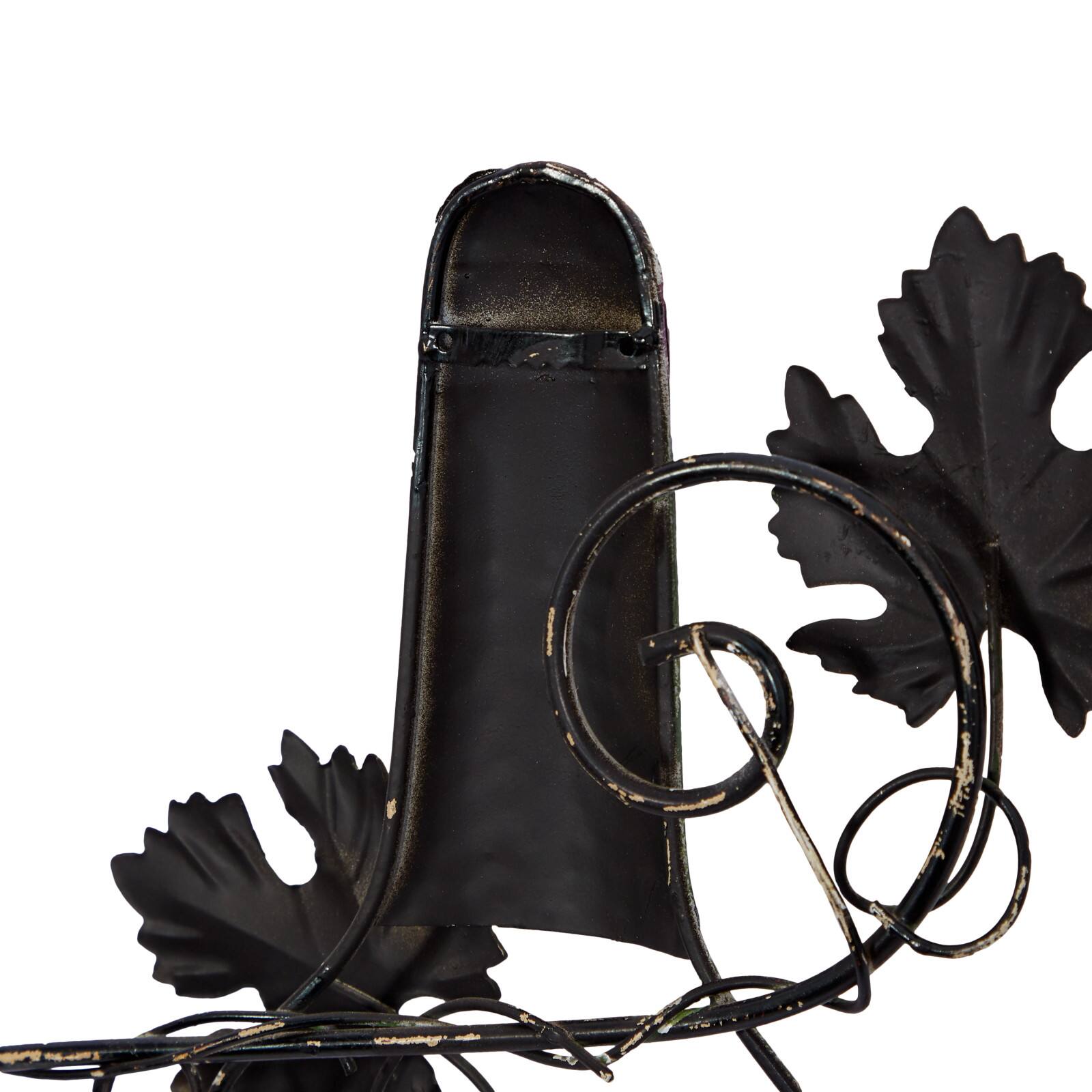 Multi Colored Metal Traditional Wine Wall Decor, 19&#x22; x 36&#x22; x 1&#x22;