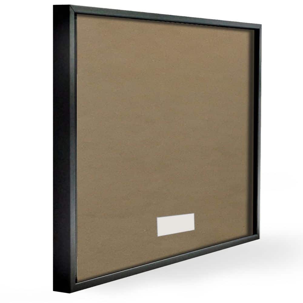 Stupell Industries Somewhere Over the Rainbow With Rainbow in Black Frame Wall Art