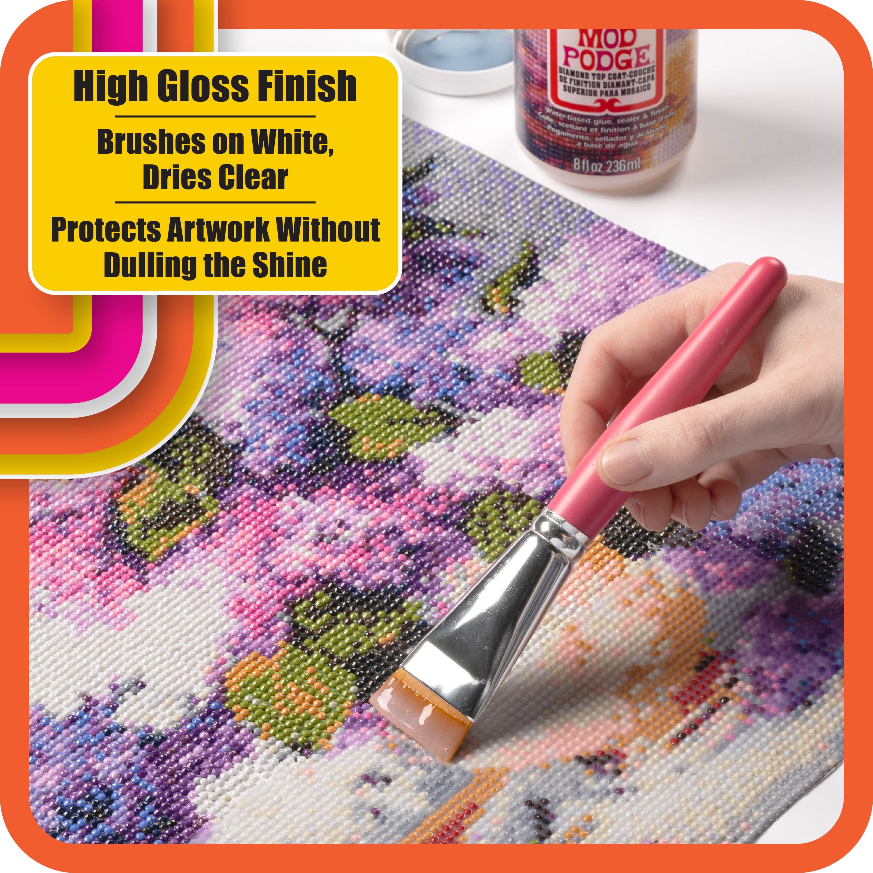 Mod Podge® Diamond Top Coat Sealer, 8oz.