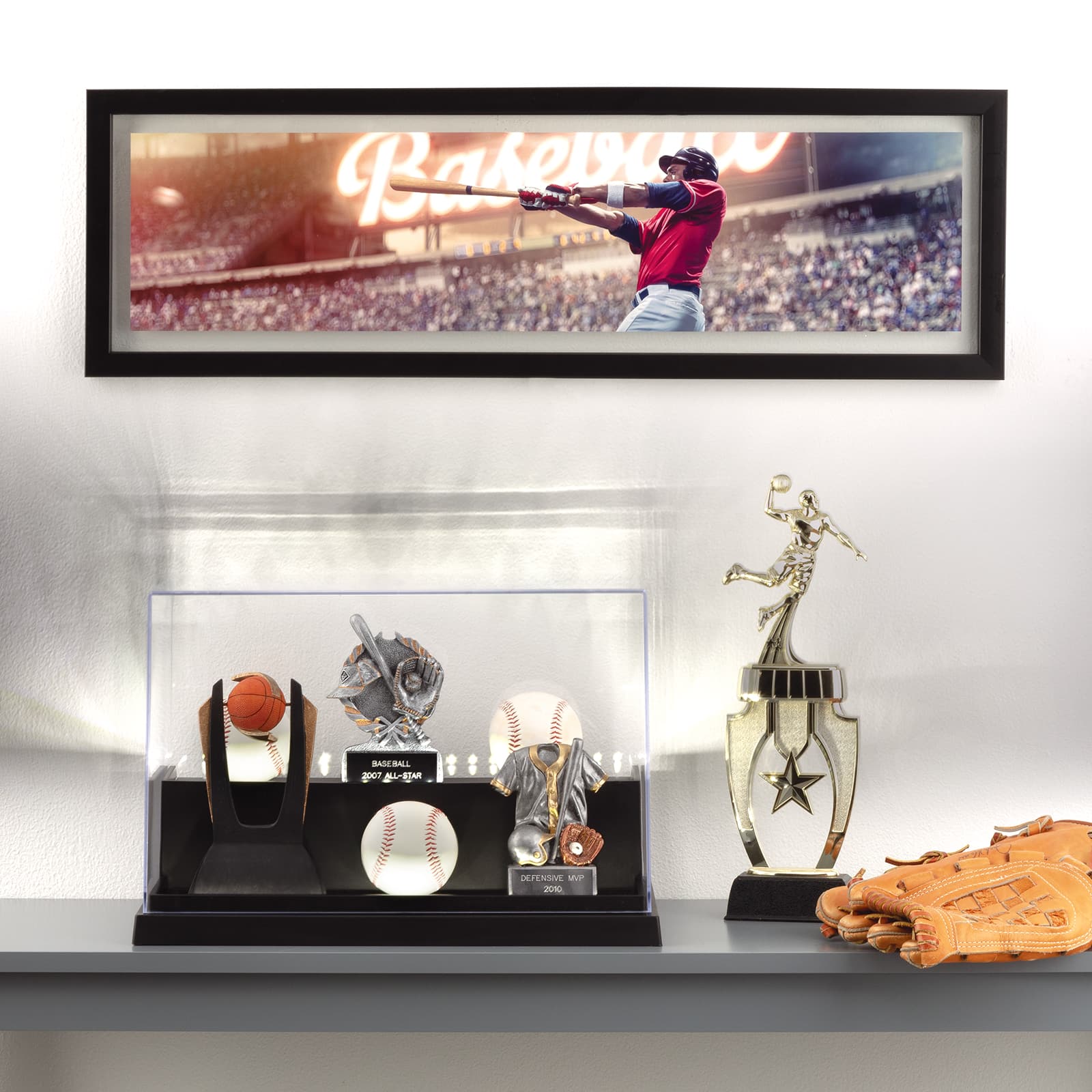 6 Pack: Two-Tiered LED Display Case by Studio Décor®