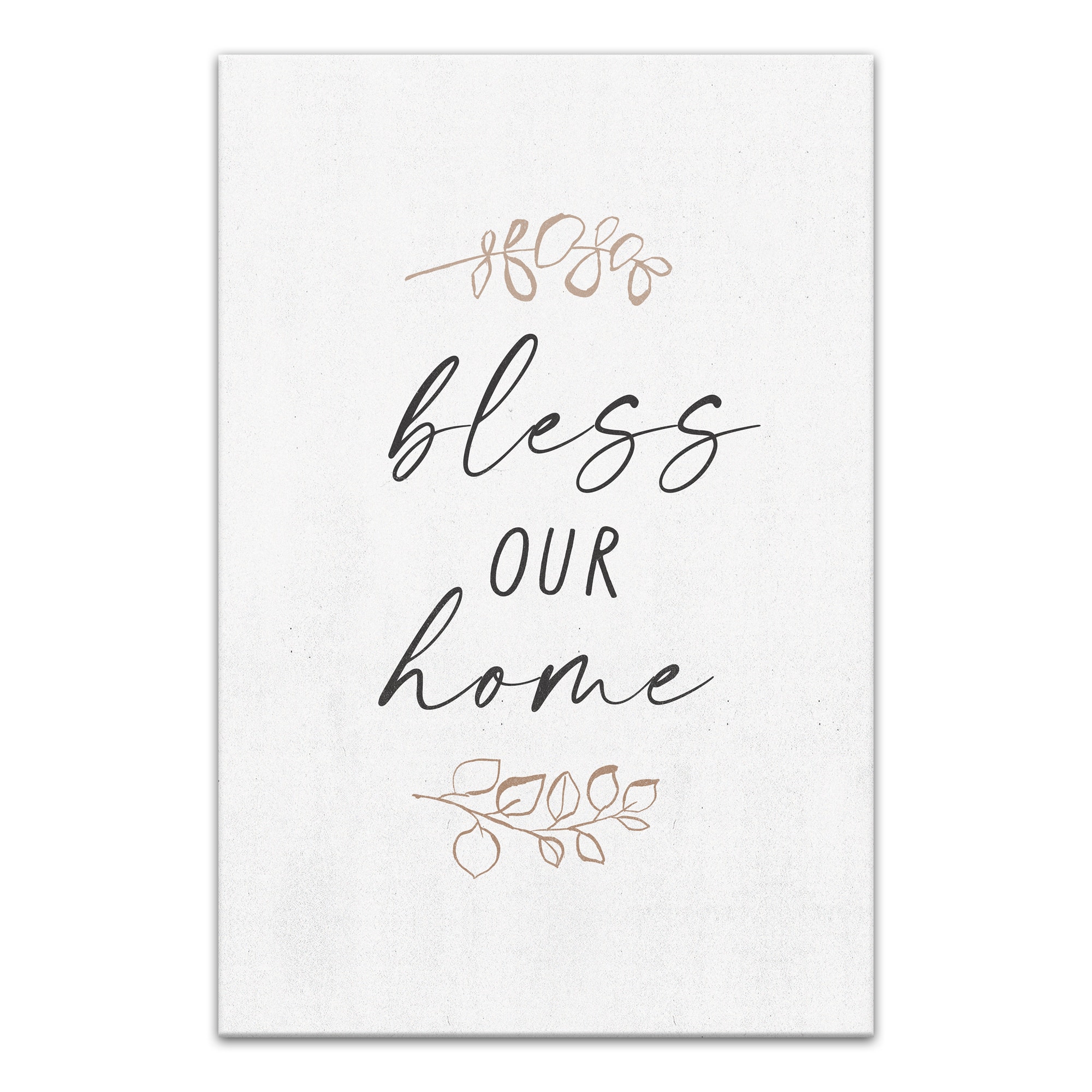 Bless This Home 20" x 30" Canvas Wall Art