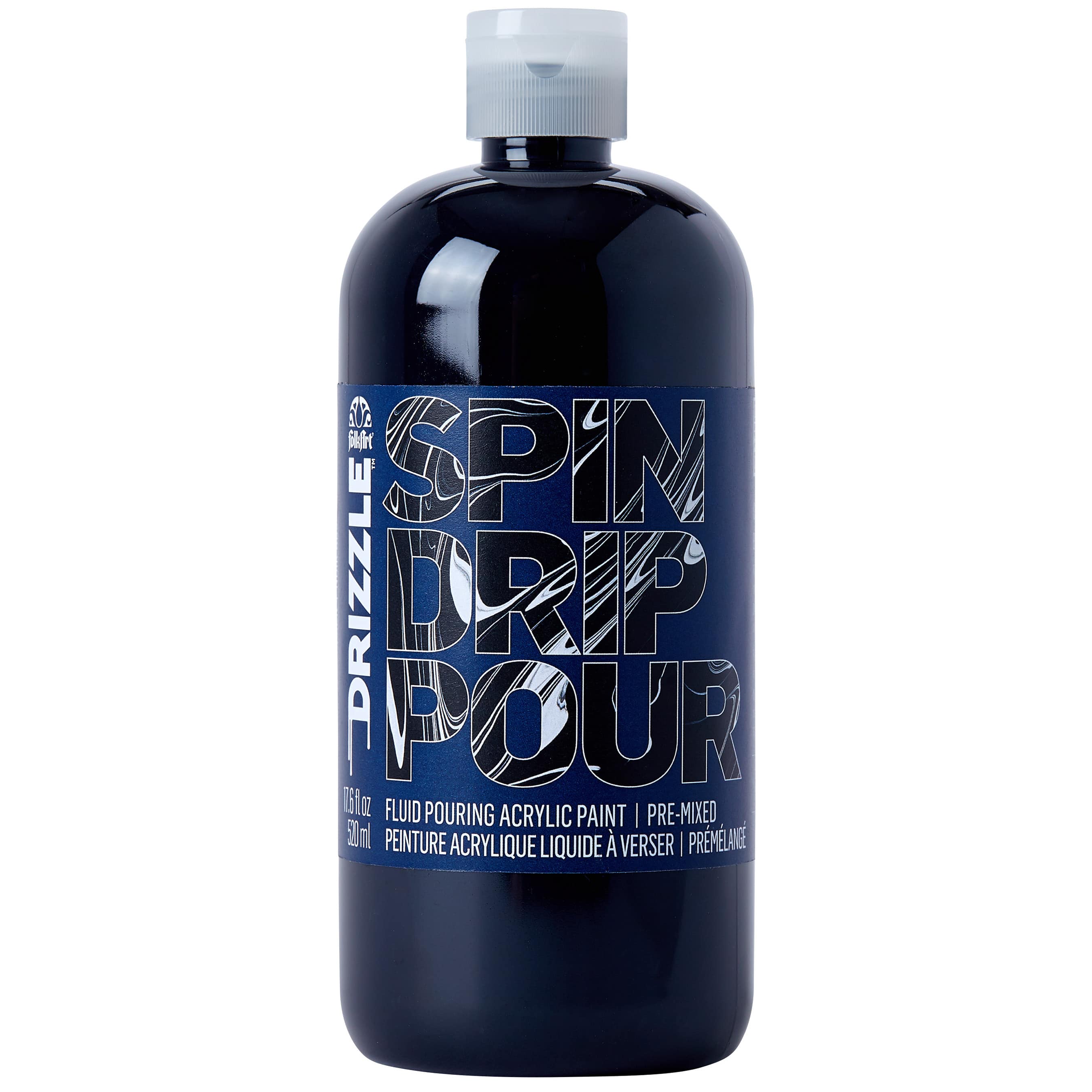 6 Pack: FolkArt® Drizzle™ Pre-Mixed Fluid Pouring Acrylic Paint, 17.6oz.