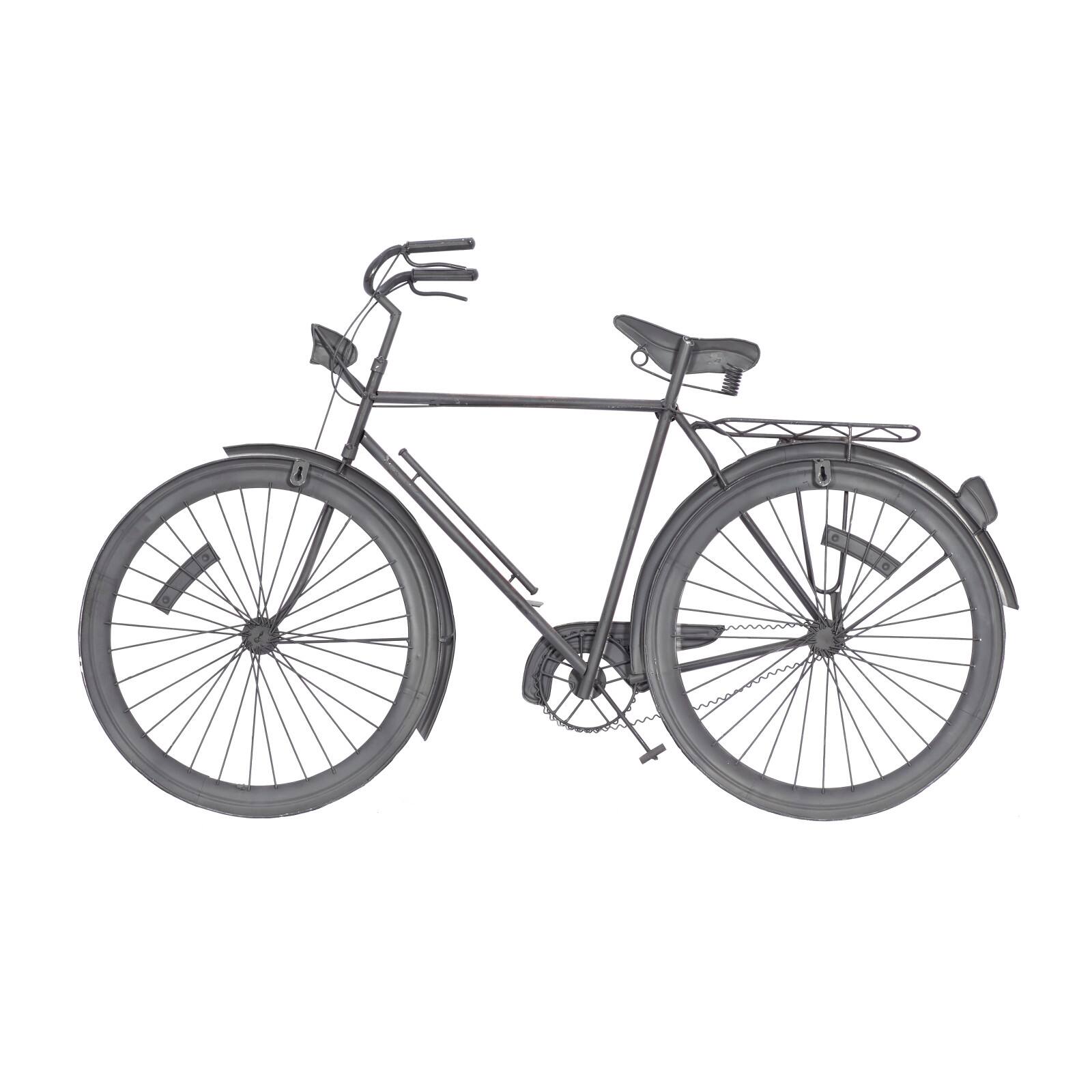 Red Vintage Metal Bicycle Wall Accent