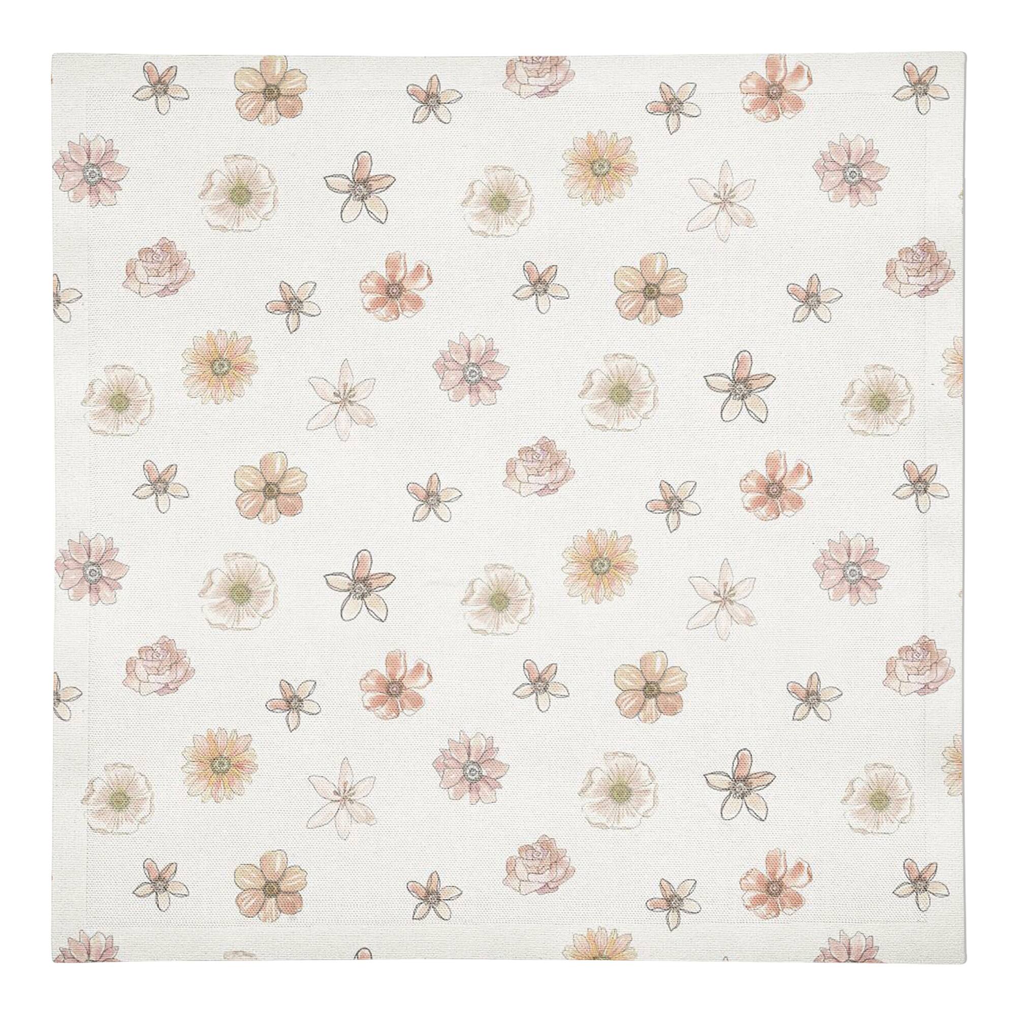 Florals Cotton Twill Napkin