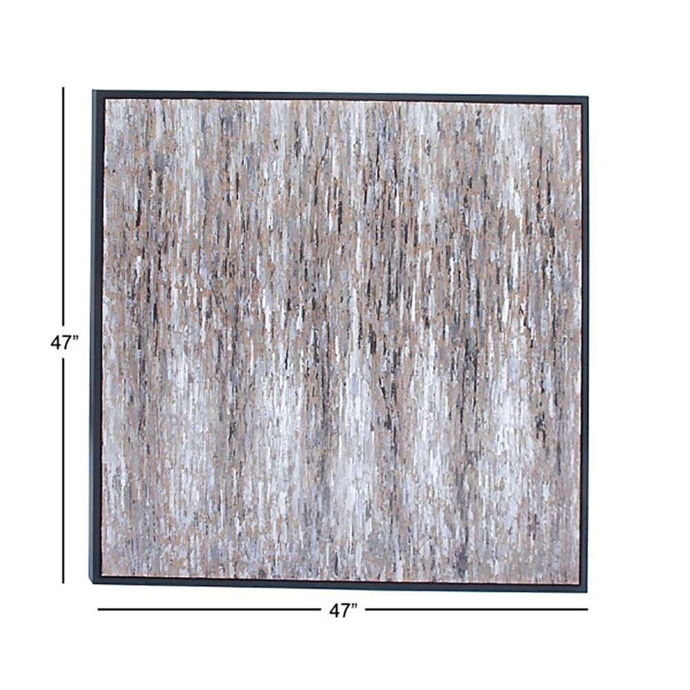 White Contemporary Abstract Canvas Wall Art