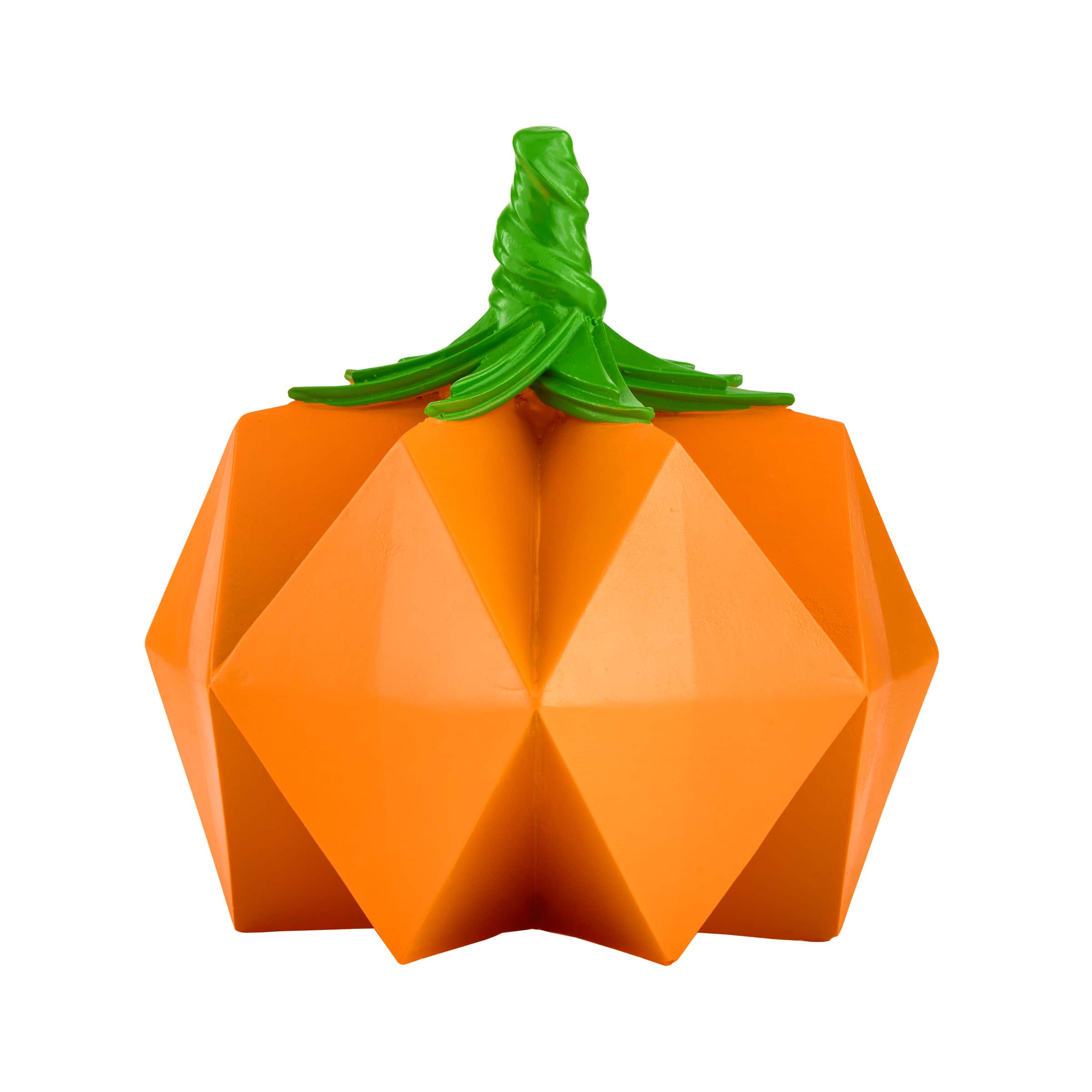 6&#x22; Orange Origami Pumpkin Tabletop Figurine