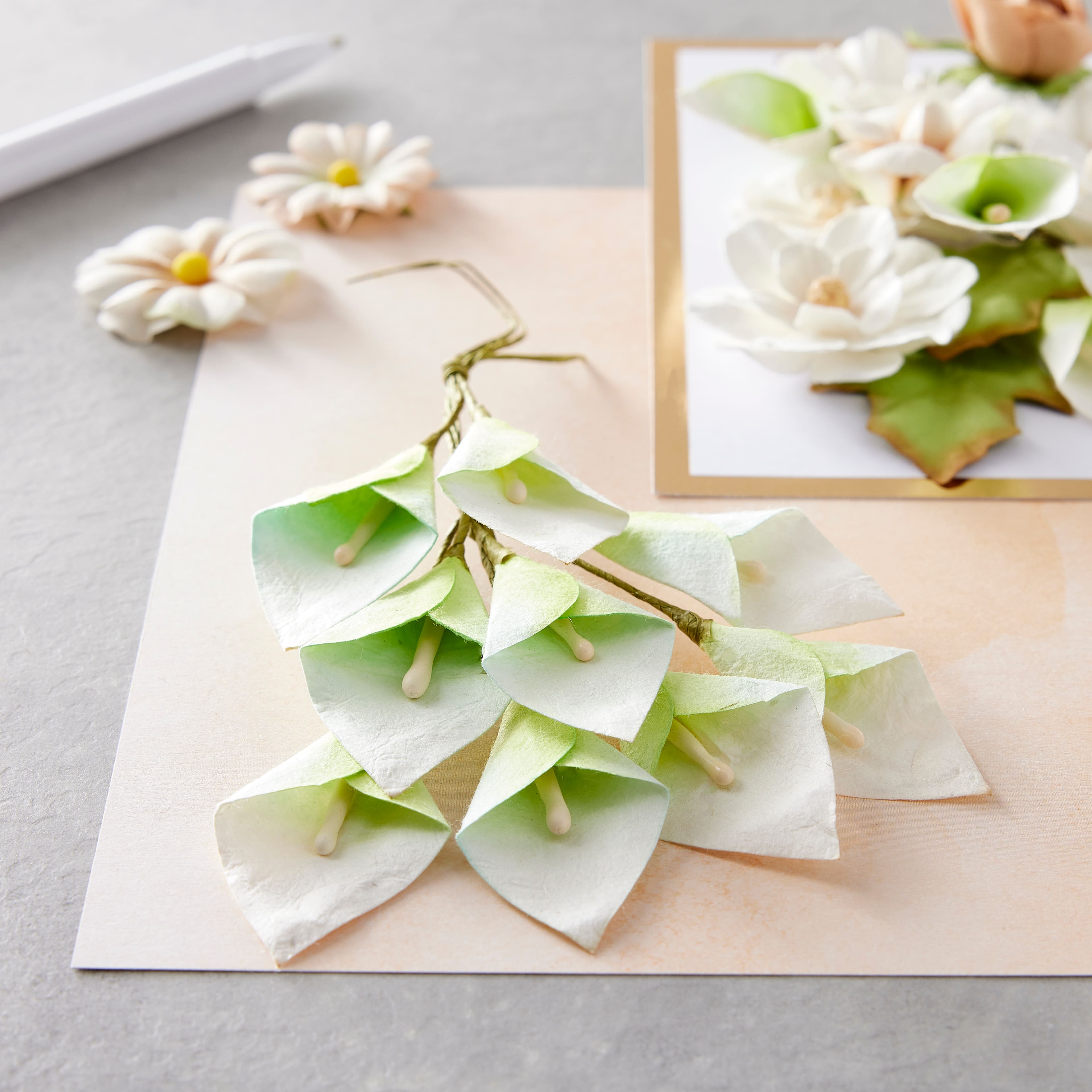 12 Packs: 12 ct. (144 total) Calla Lily Paper Flowers by Recollections™