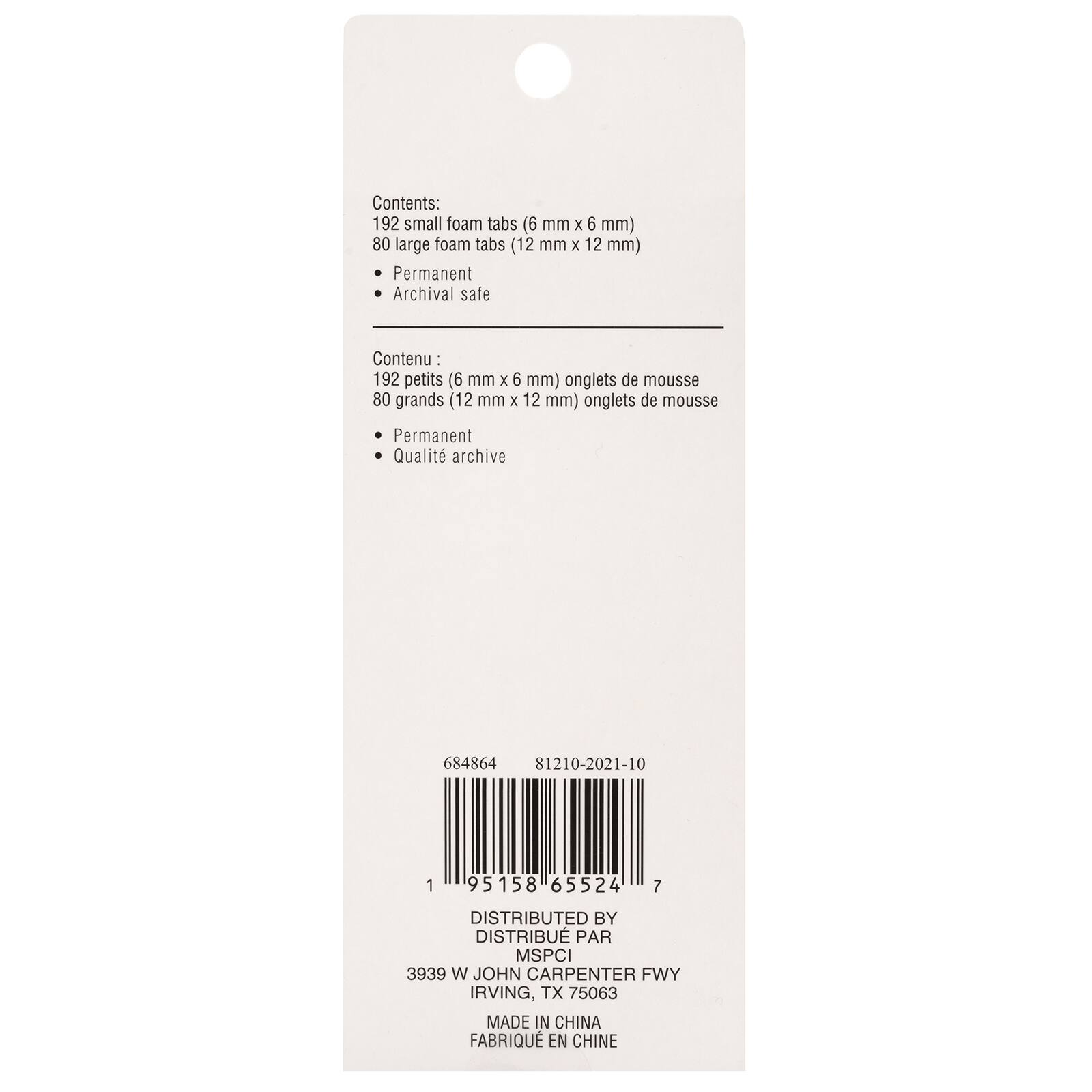 12 Packs: 272 ct. (3,264 total) 3mm Thick Adhesive Foam Tabs by Recollections™