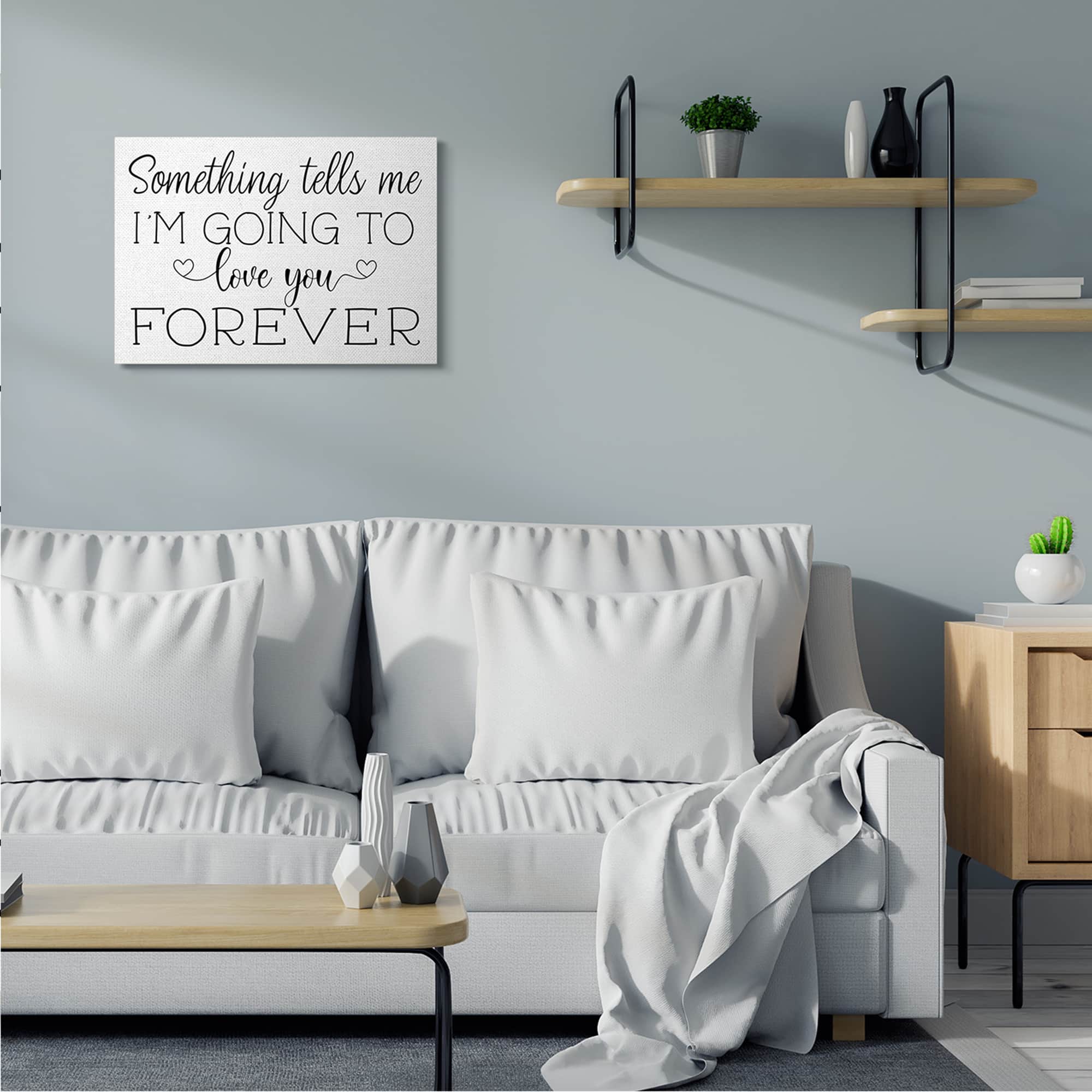 Stupell Industries Love You Forever Quote Wall Art