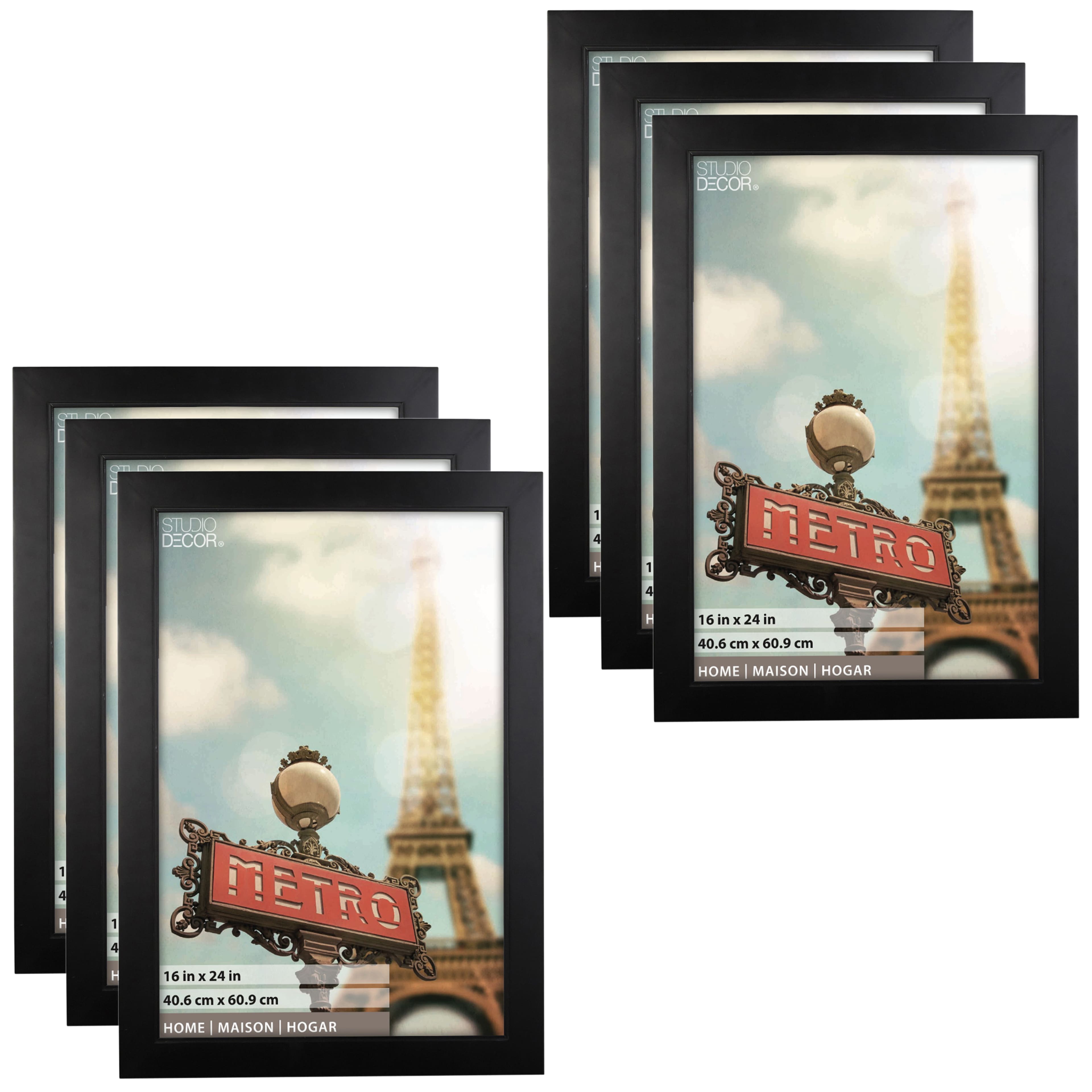 6 Pack: Home Studio Black Frame by Studio Décor®