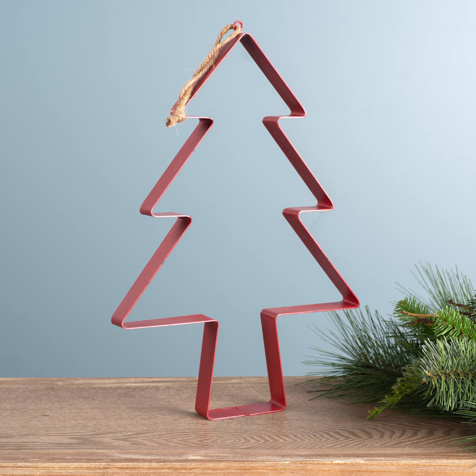 12&#x22; Pine Tree Cookie Cutter Ornament Set