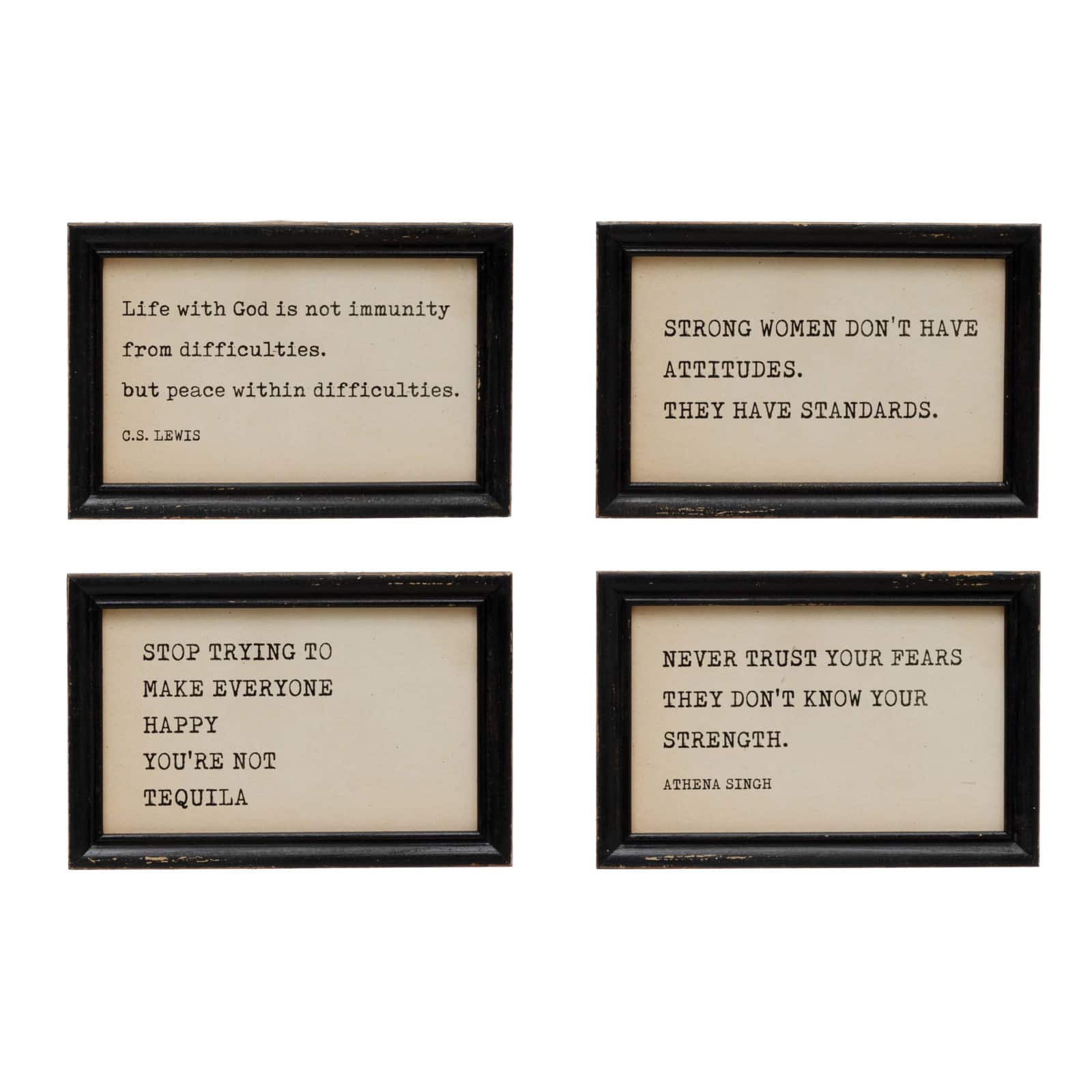 Hello Honey® Inspirational Sayings Wood Painting Set, 4ct.