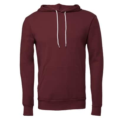 Maroon color online hoodie