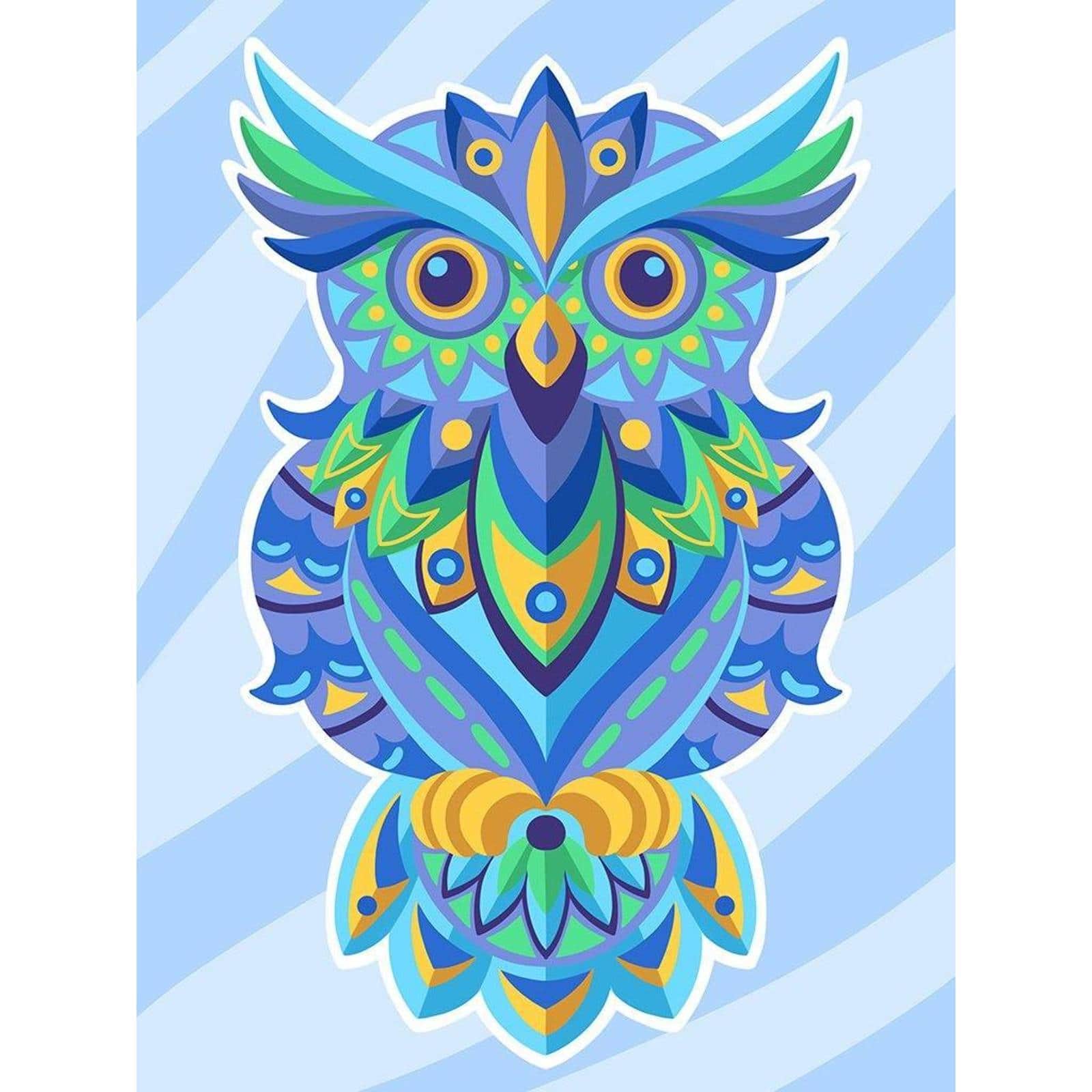 Crafting Spark Colorful Owl Diamond Painting Kit