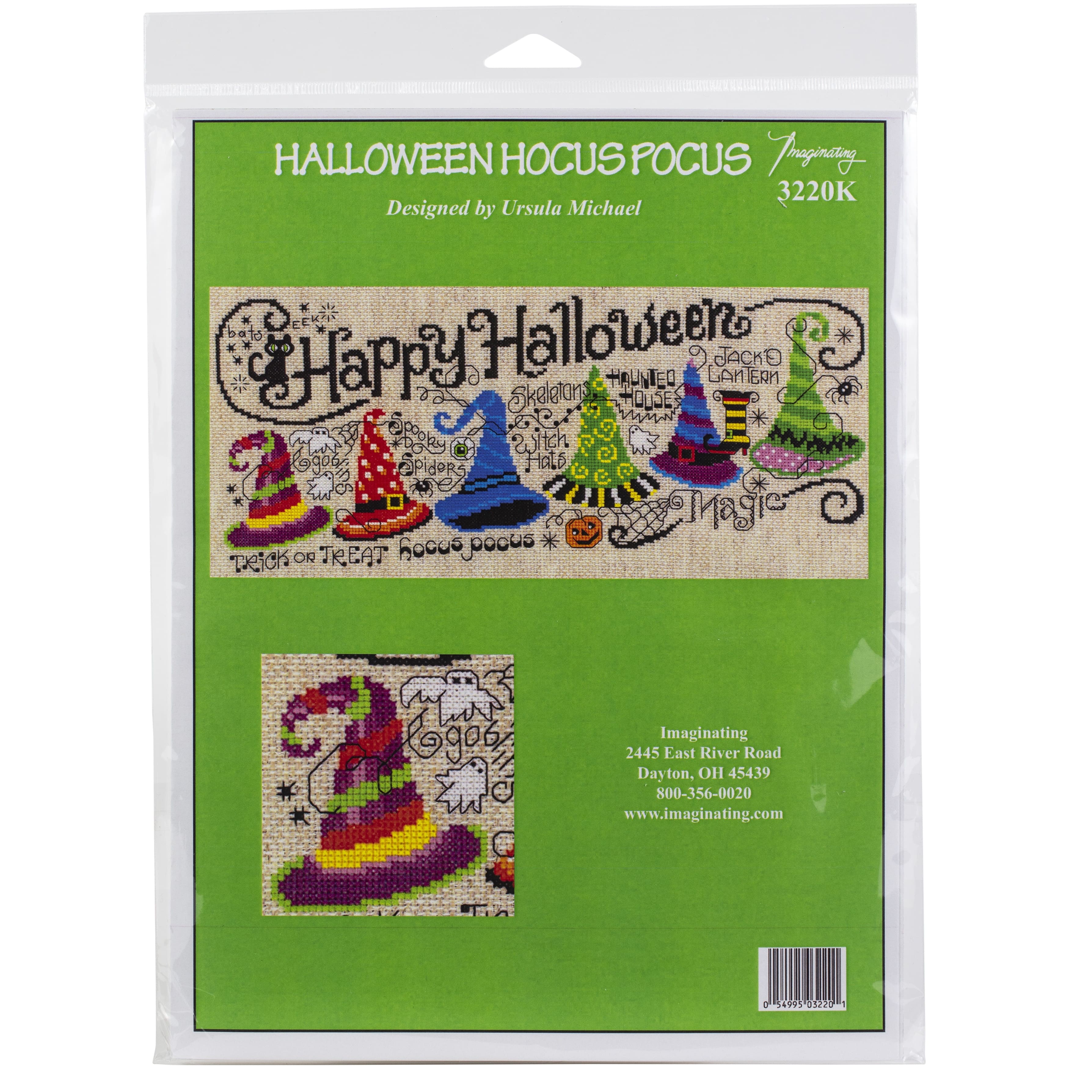 Imaginating Halloween Hocus Pocus Counted Cross Stitch Kit
