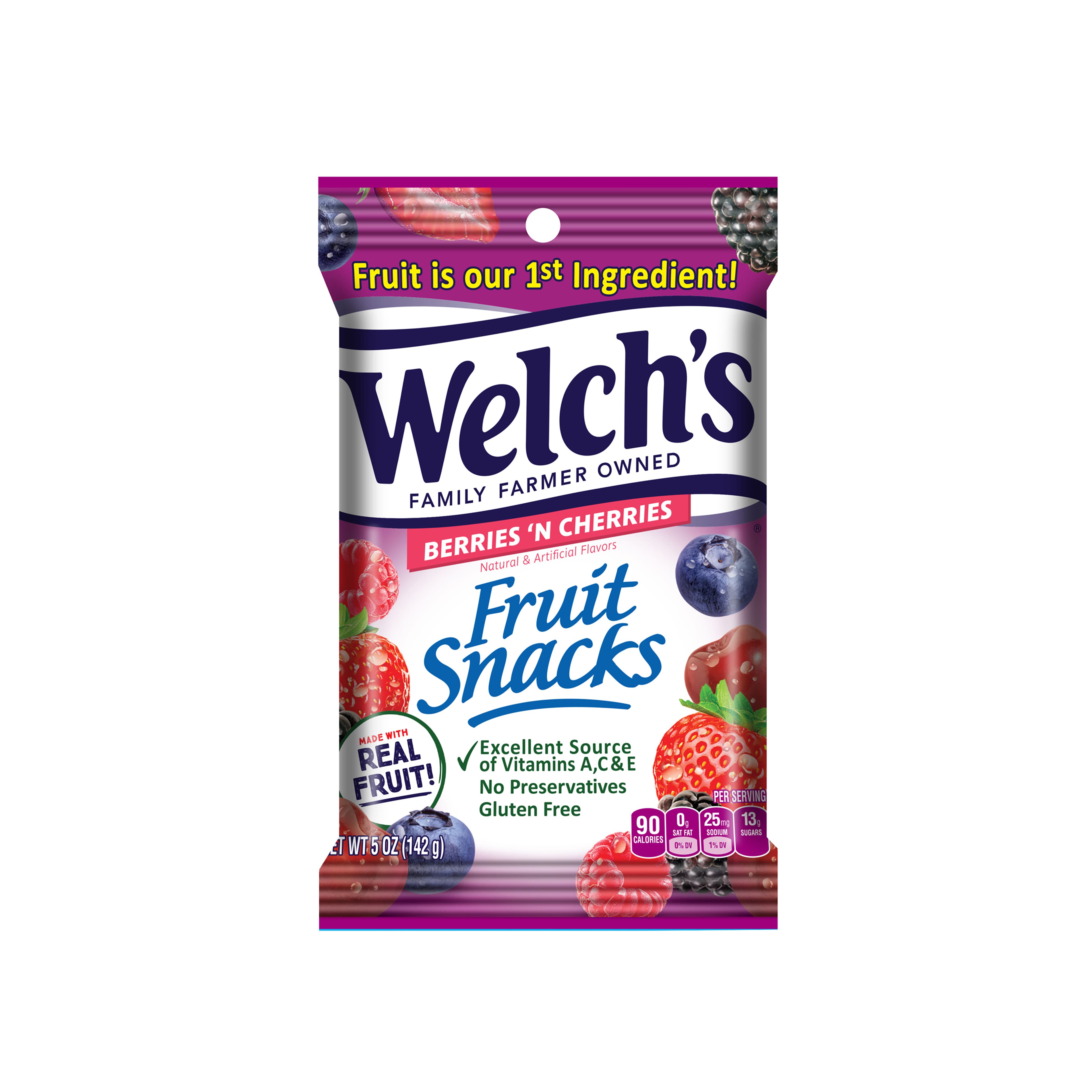 Welch&#x27;s Berries &#x27;N Cherries Fruit Snacks