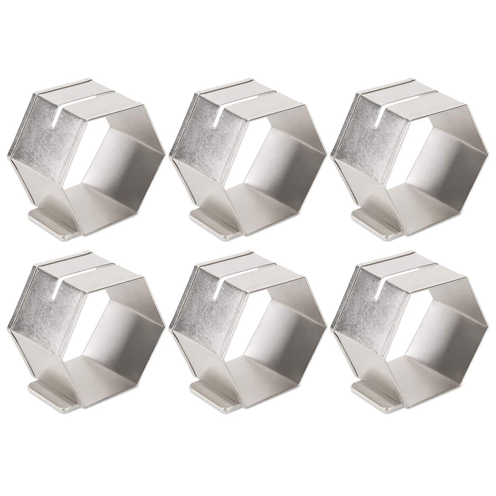 Antique Silver Place Holder Napkin Ring, 6ct.