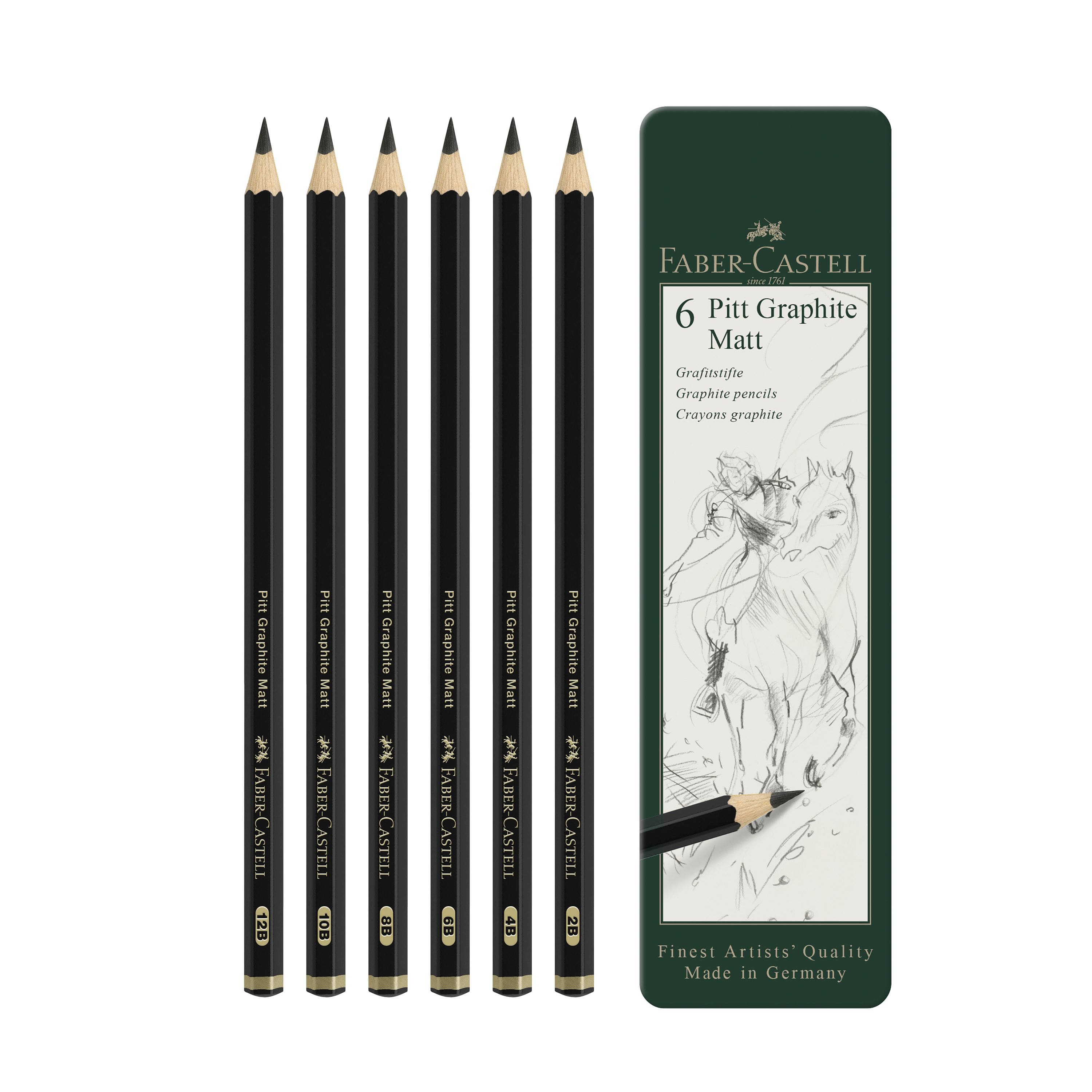 Faber-Castell® PITT® Matte Graphite Pencil Set