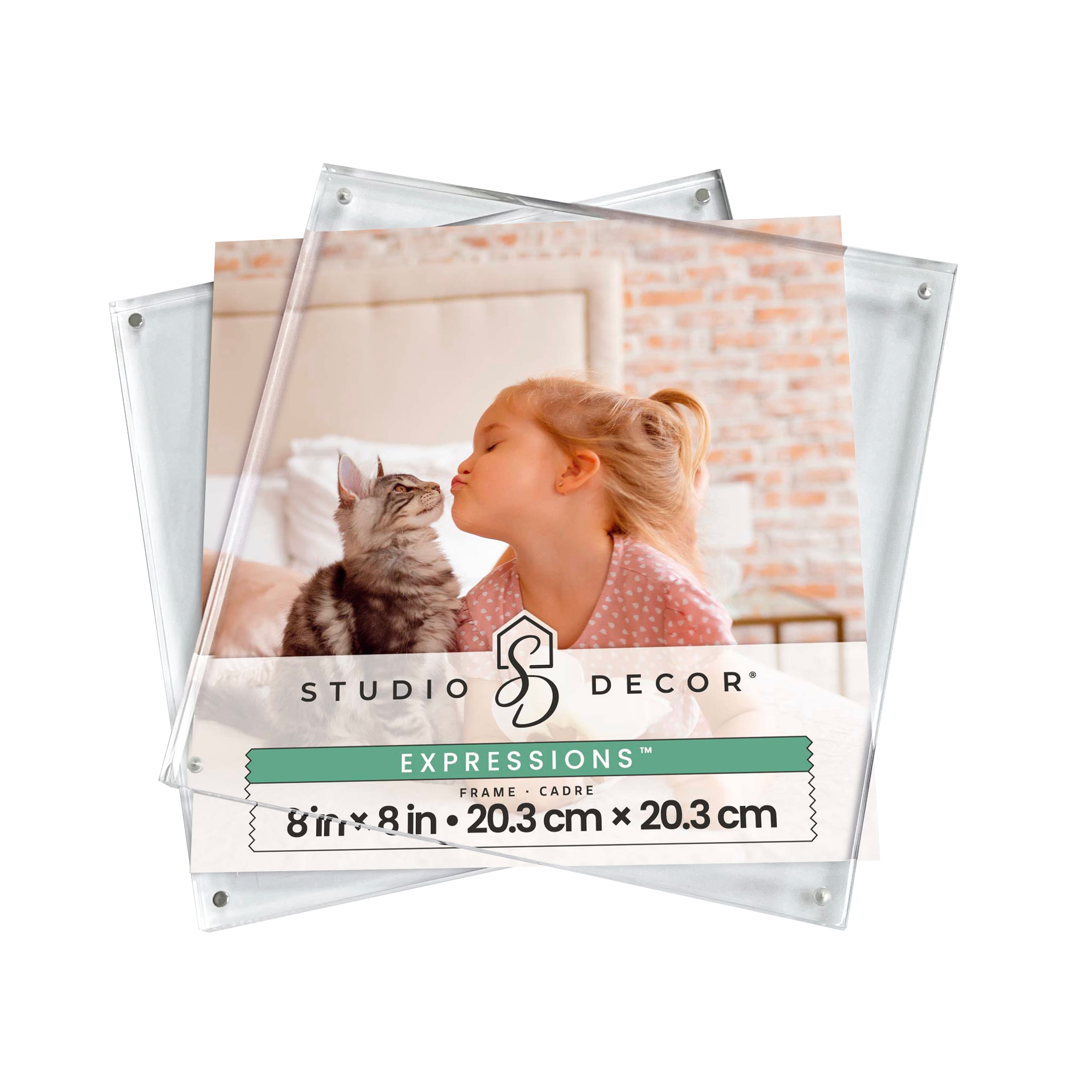 Expressions&#x2122; Clear Acrylic Block Frame by Studio D&#xE9;cor&#xAE;