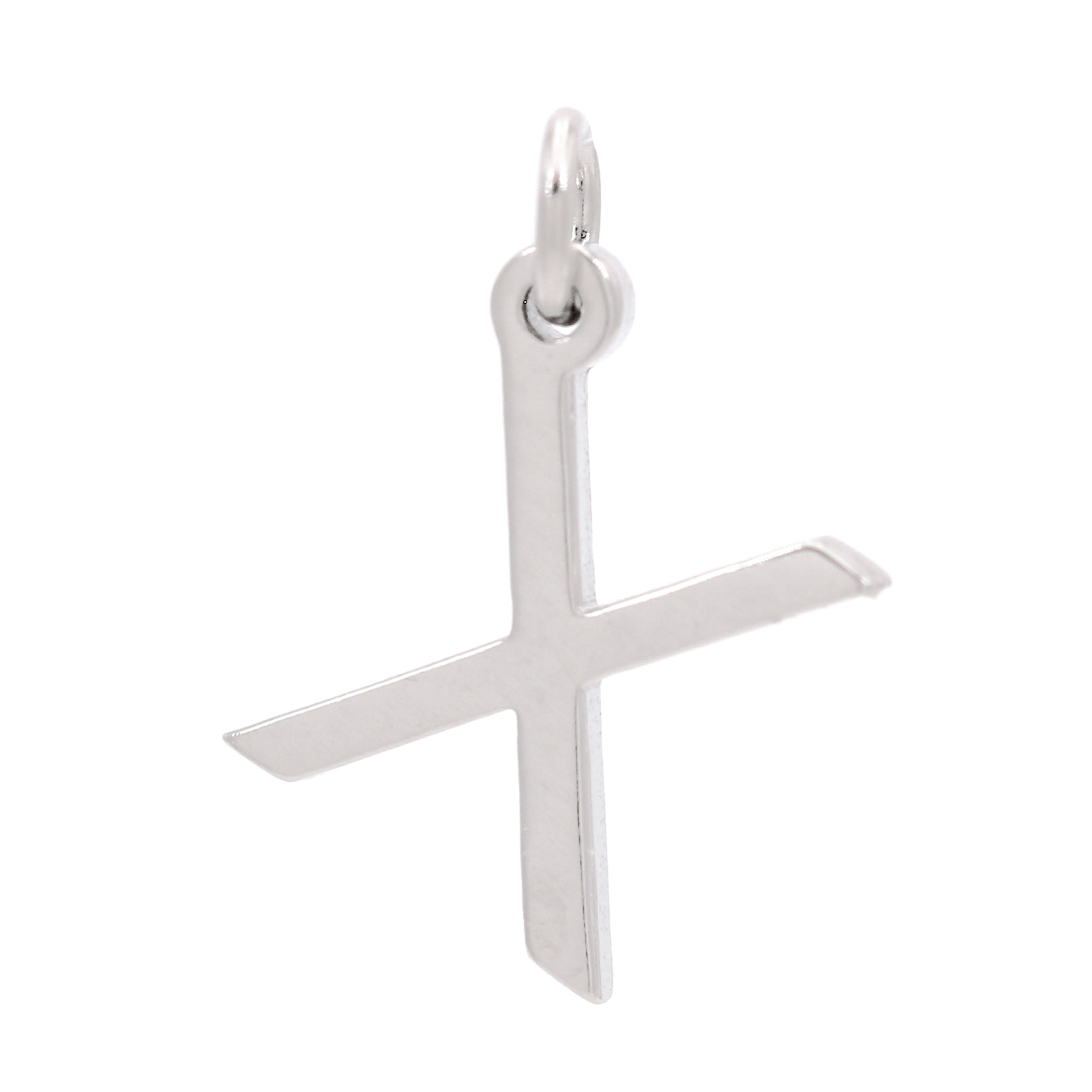 12 Pack: Sterling Silver Alphabet Charm by Bead Landing™