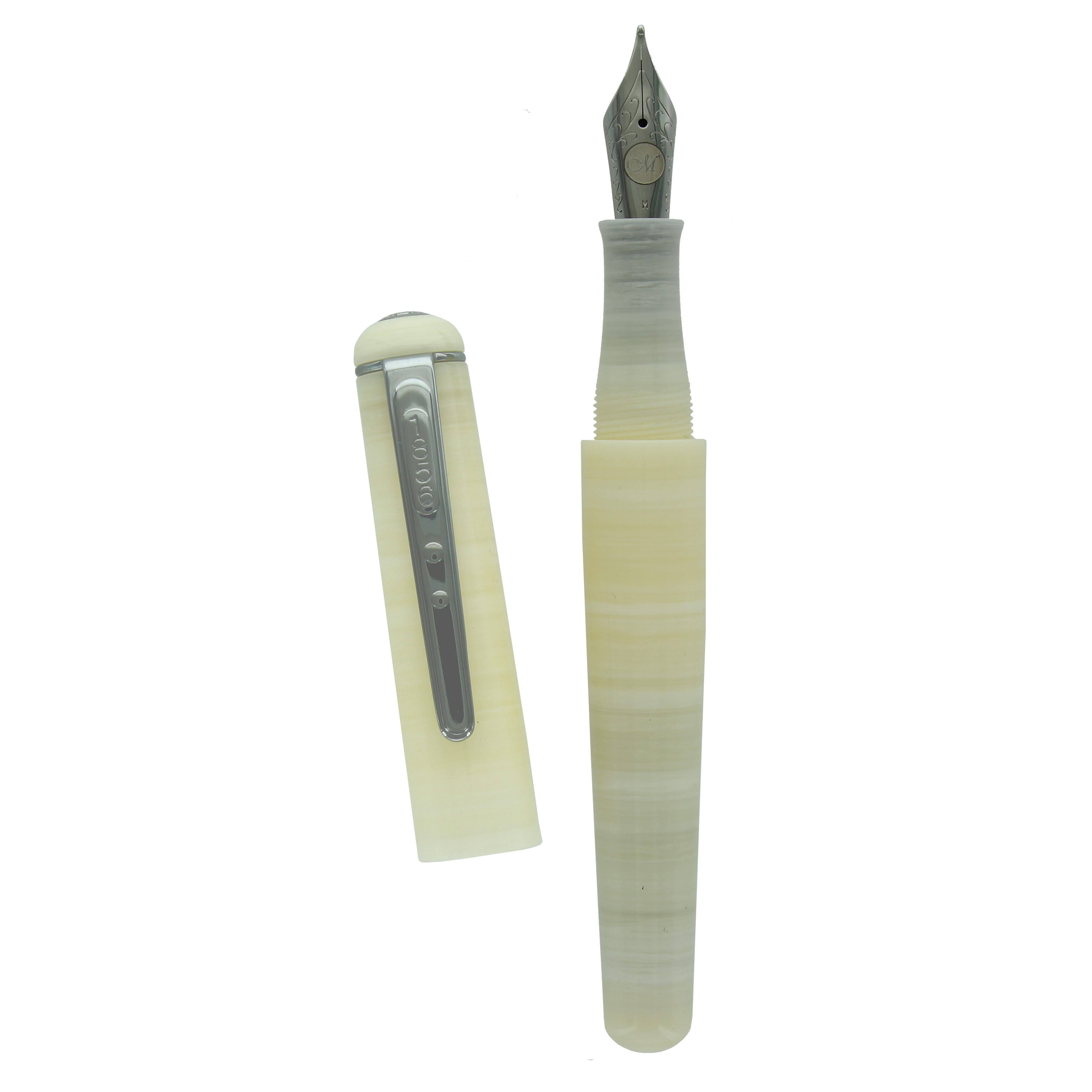 Manuscript Med Nib Oyster Fountain Pen