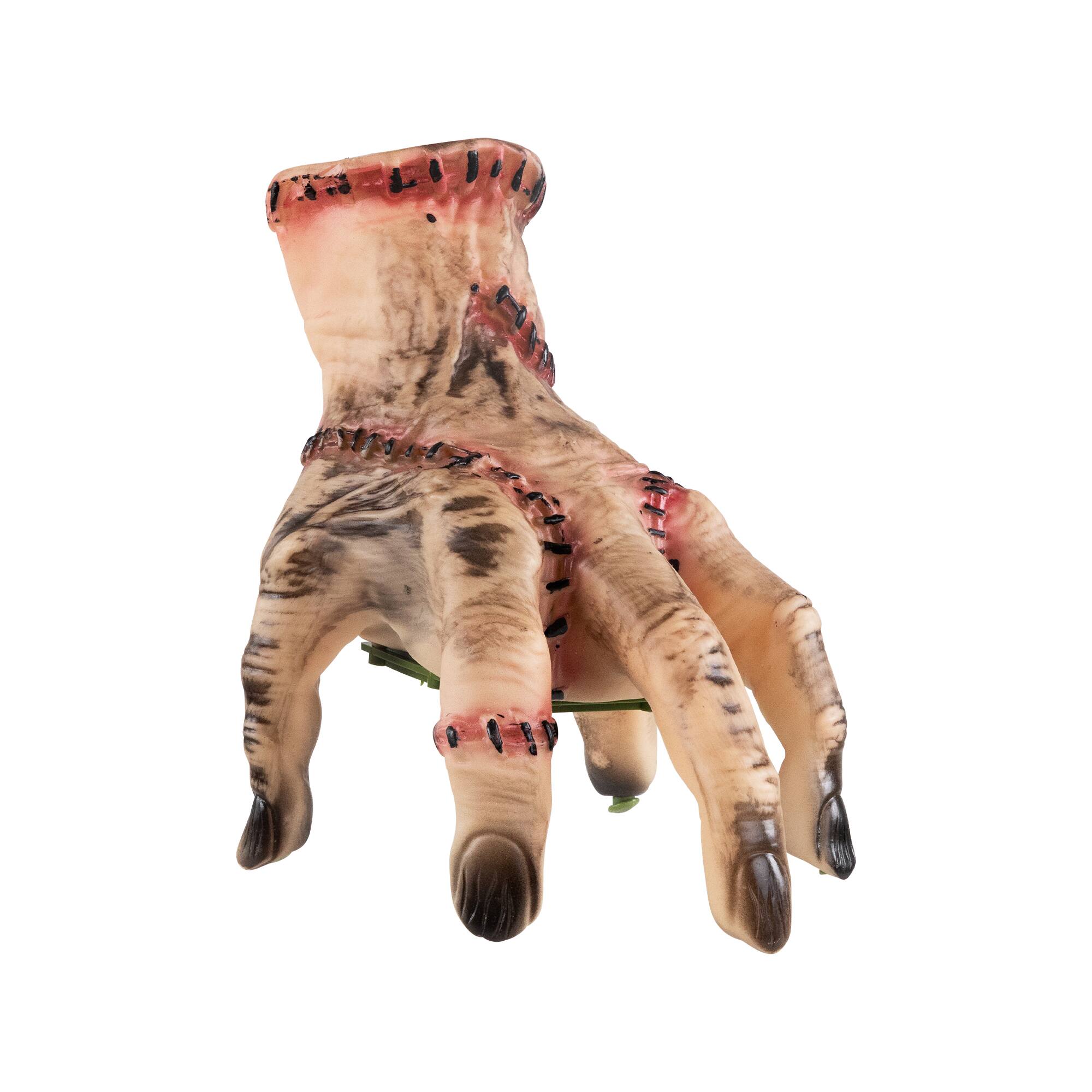 9.25&#x22; Animated Severed Hand with Sound Halloween Decoration