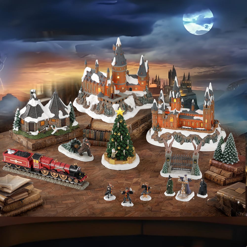 Harry Potter&#x2122; LED Lighted Christmas Village Set, 14ct.