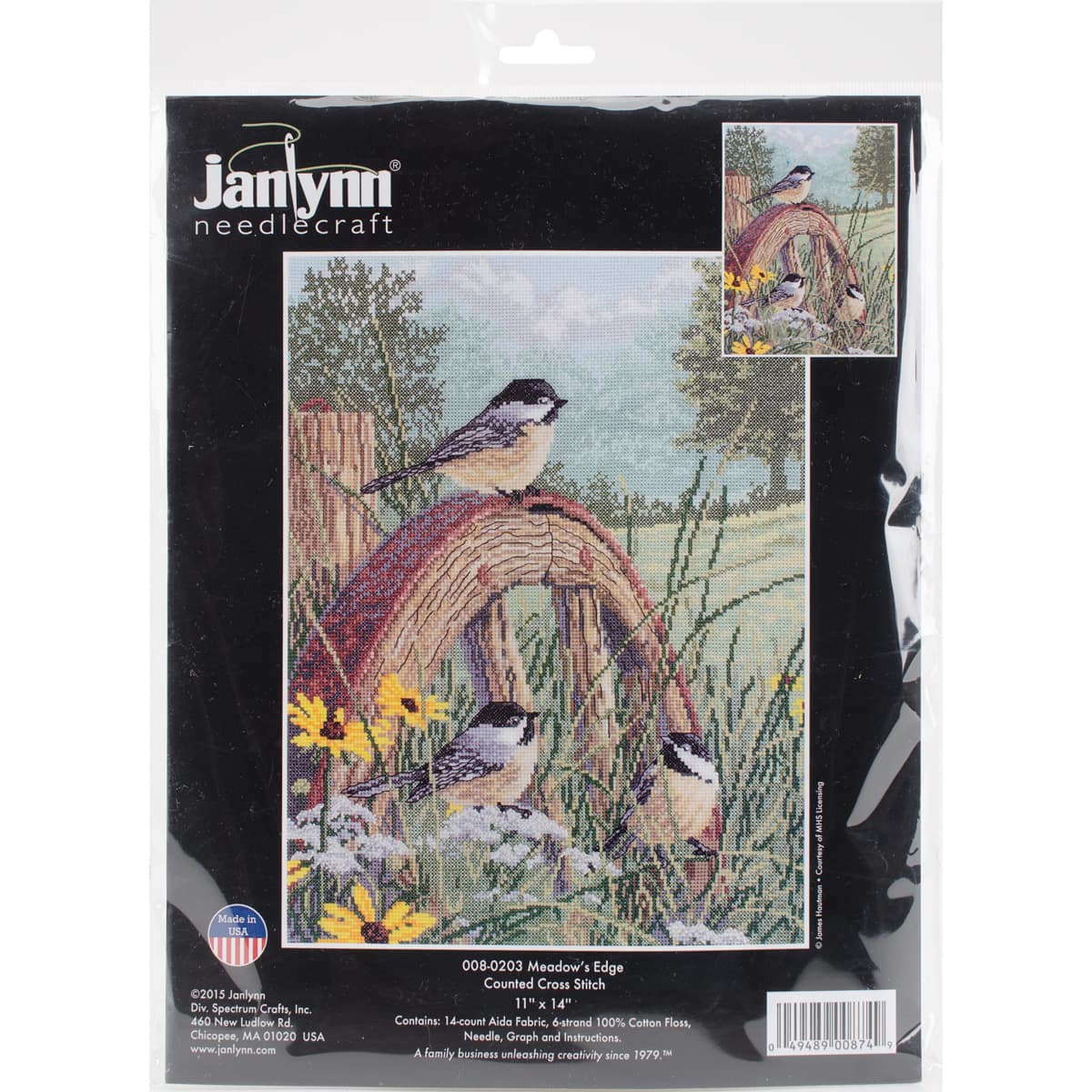 Janlynn® Meadow's Edge Counted Cross Stitch Kit