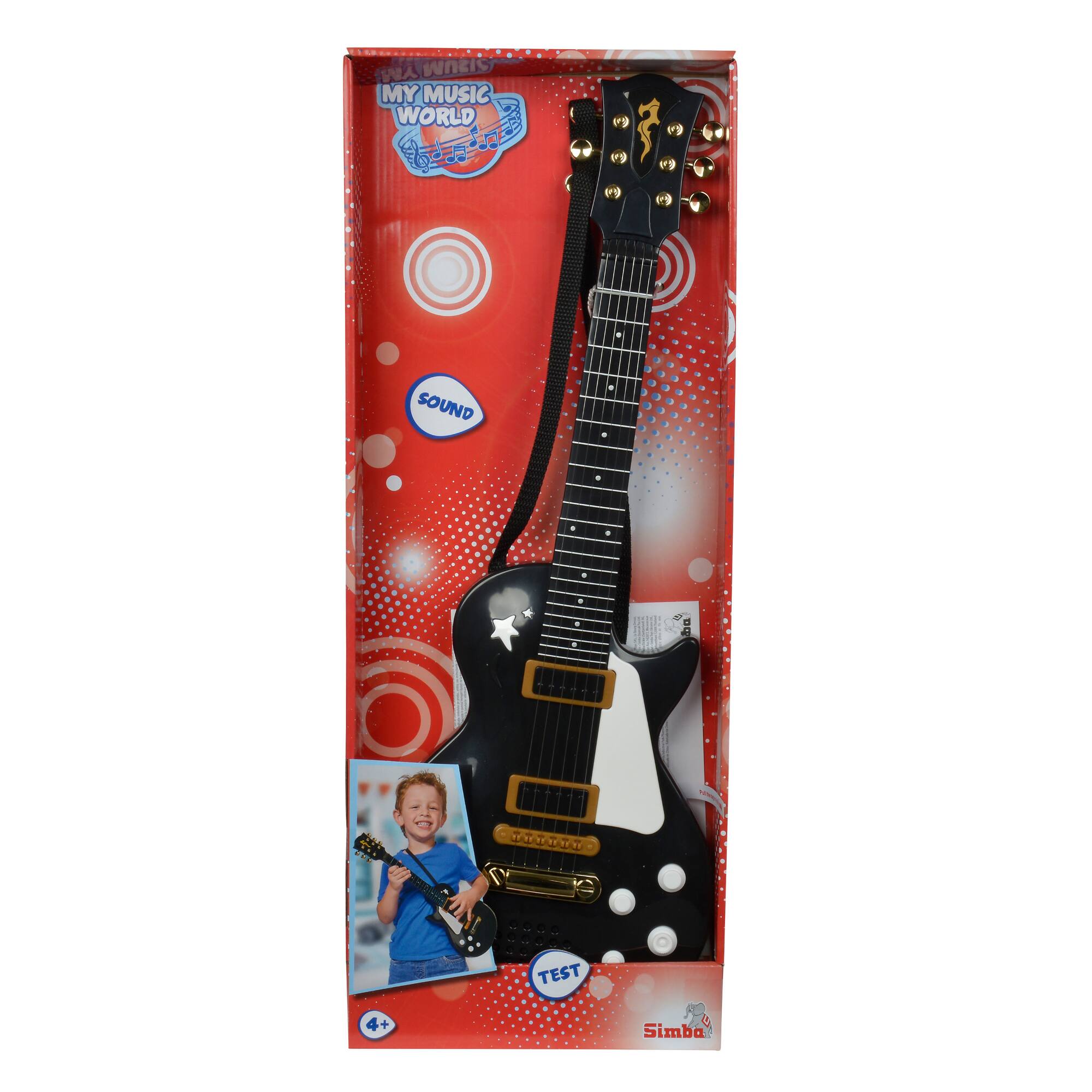 Simba Black My Music World Rock Guitar