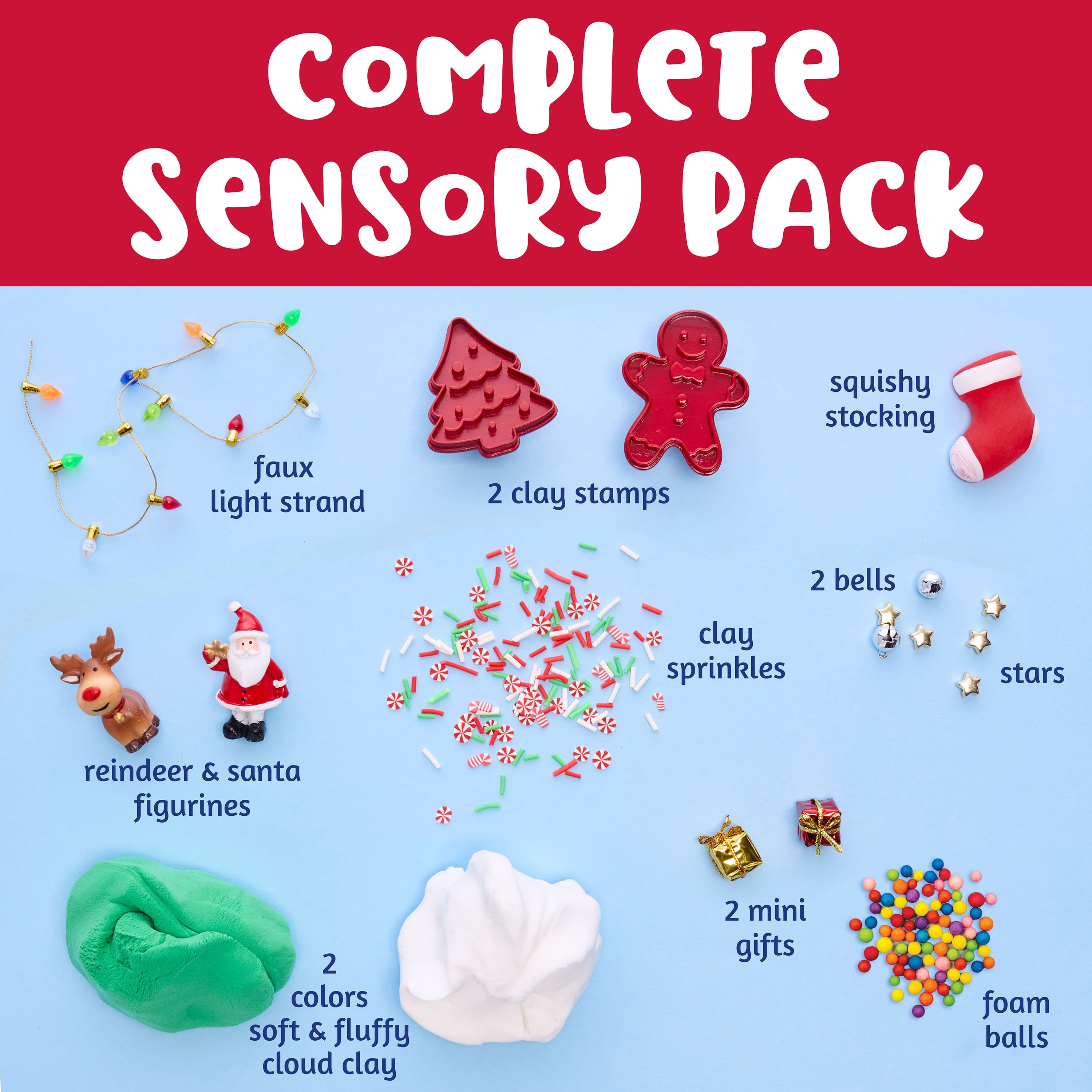 Creativity for Kids&#xAE; Sensory Pack Christmas